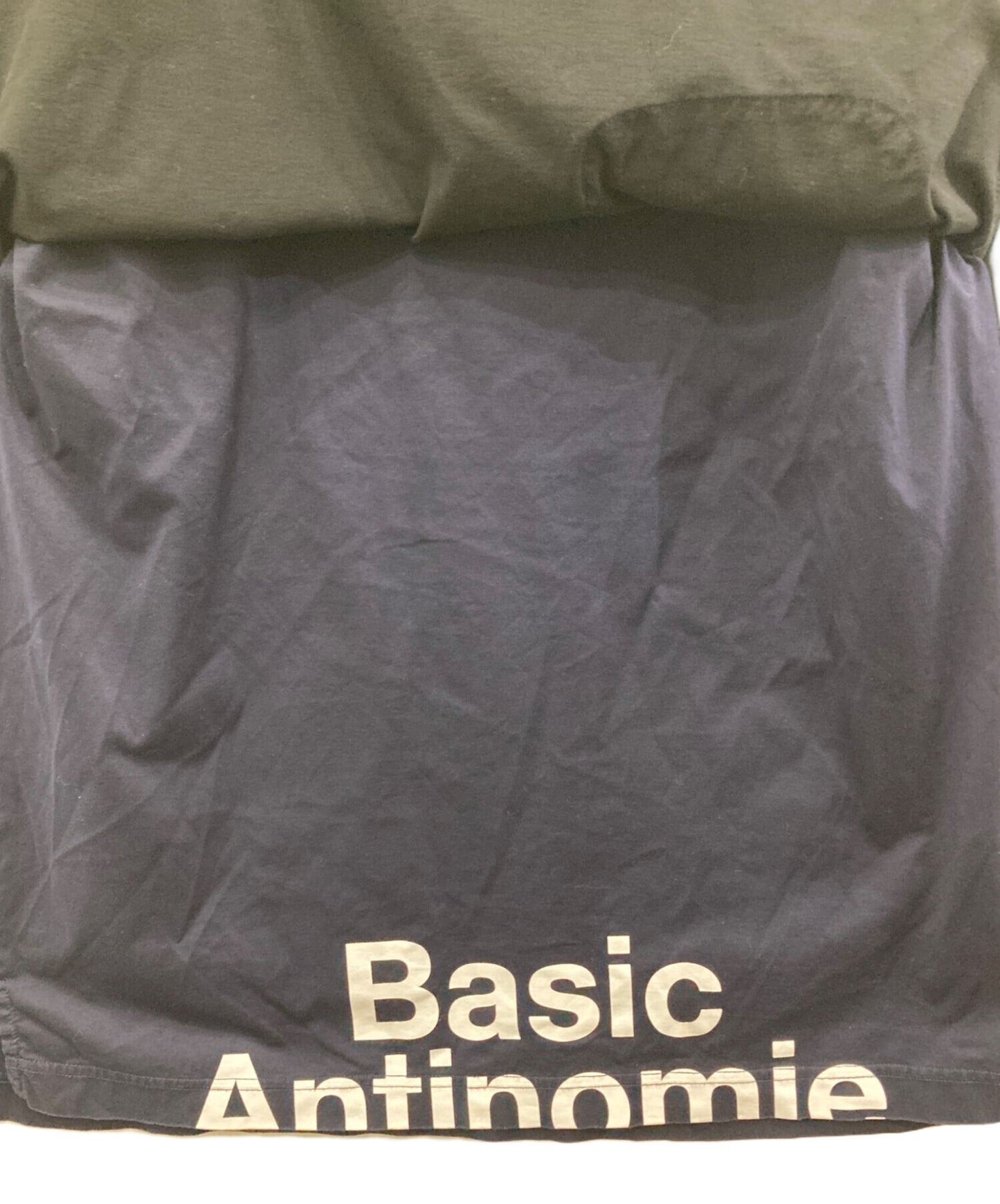 [Pre-owned] Maison MIHARA YASUHIRO layerd T-shirt A06TS661