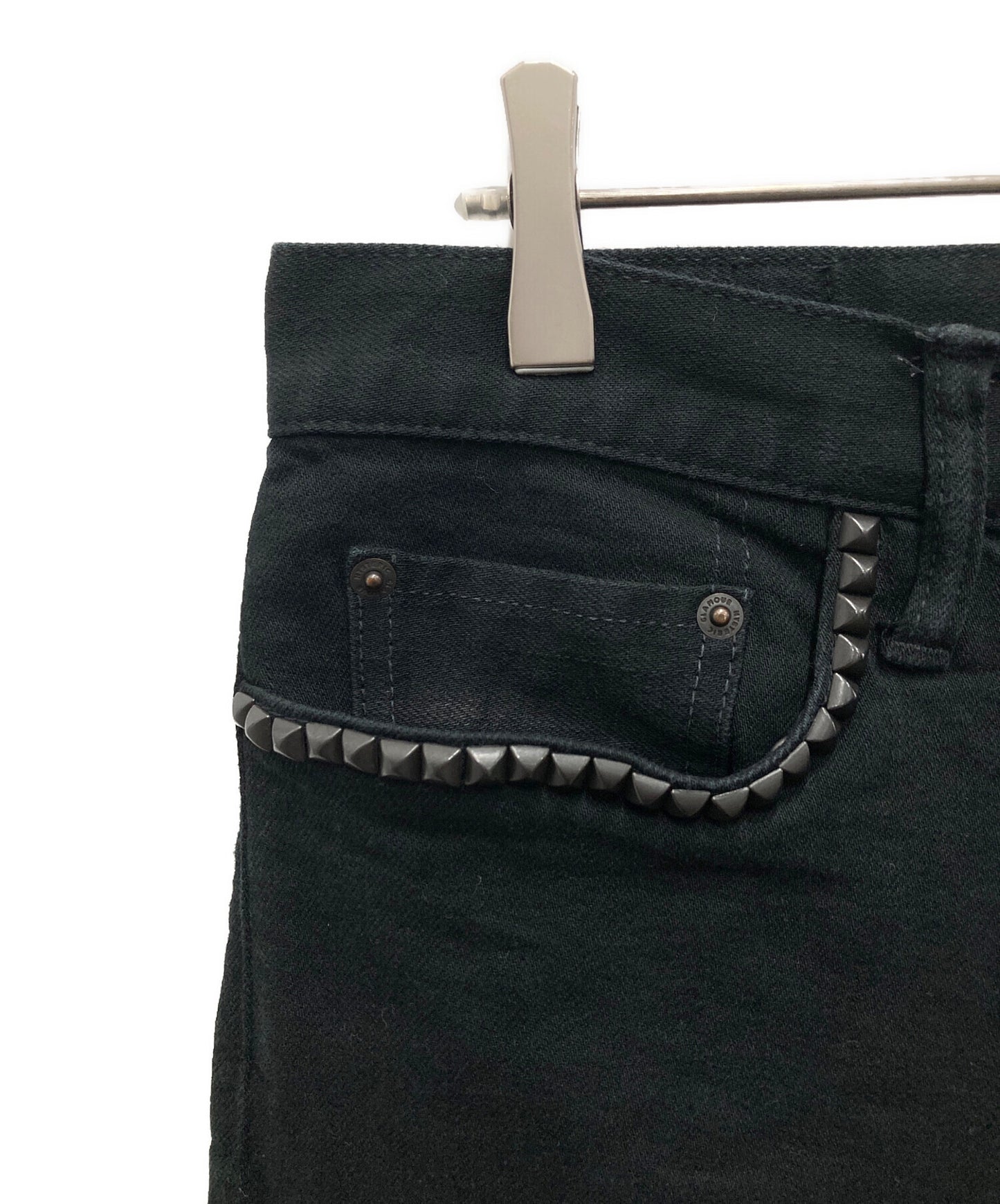 [Pre-owned] Hysteric Glamour Studded Skinny Denim Pants 02213AP16