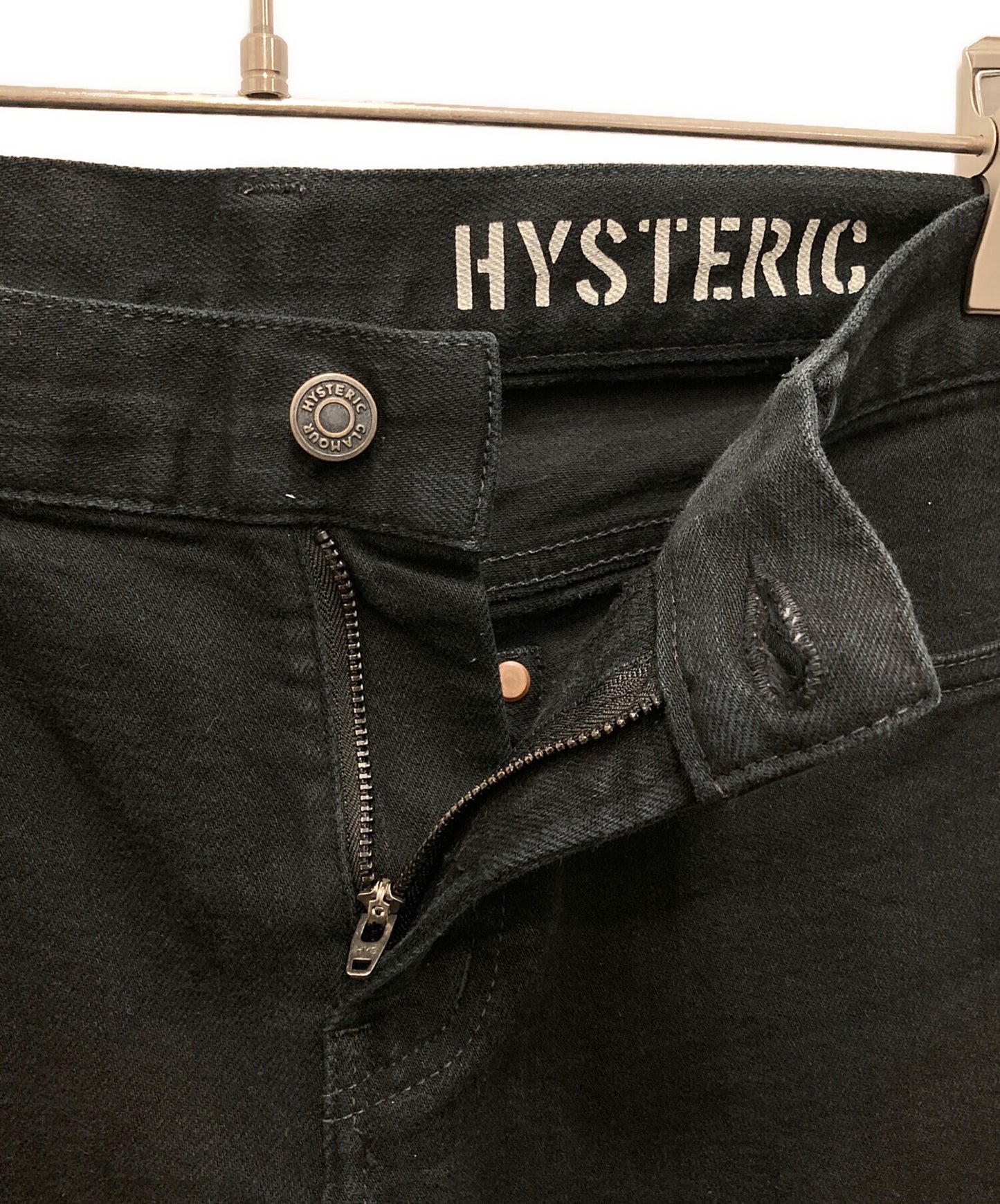 [Pre-owned] Hysteric Glamour Studded Skinny Denim Pants 02213AP16