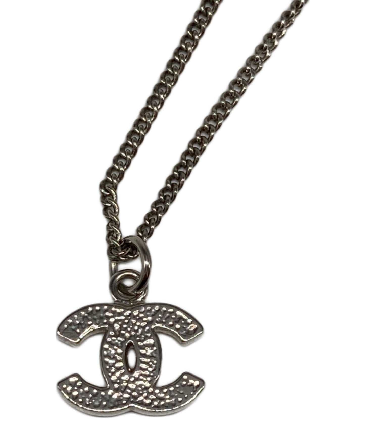 [Pre-owned] CHANEL Coco Mark Necklace with Stones