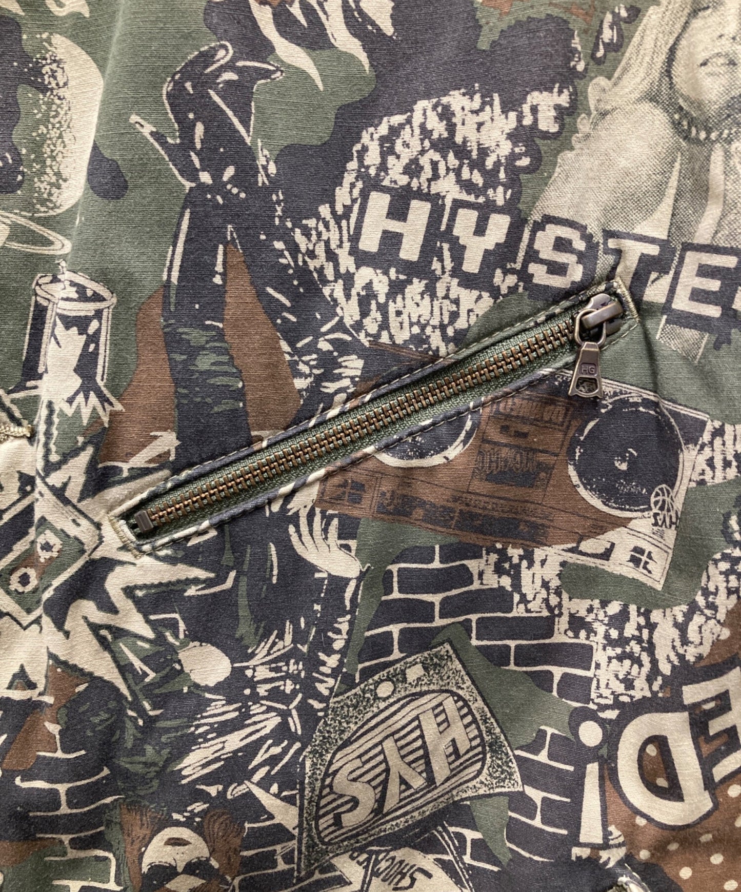[Pre-owned] Hysteric Glamour DEATH pt military coat