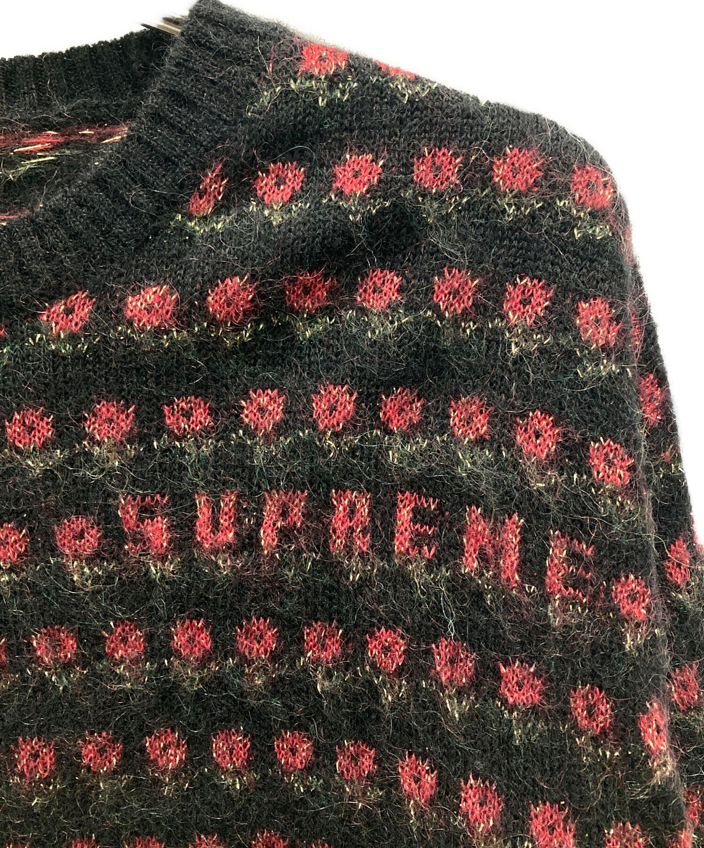 [Pre-owned] SUPREME Flowers Metallic Sweaters