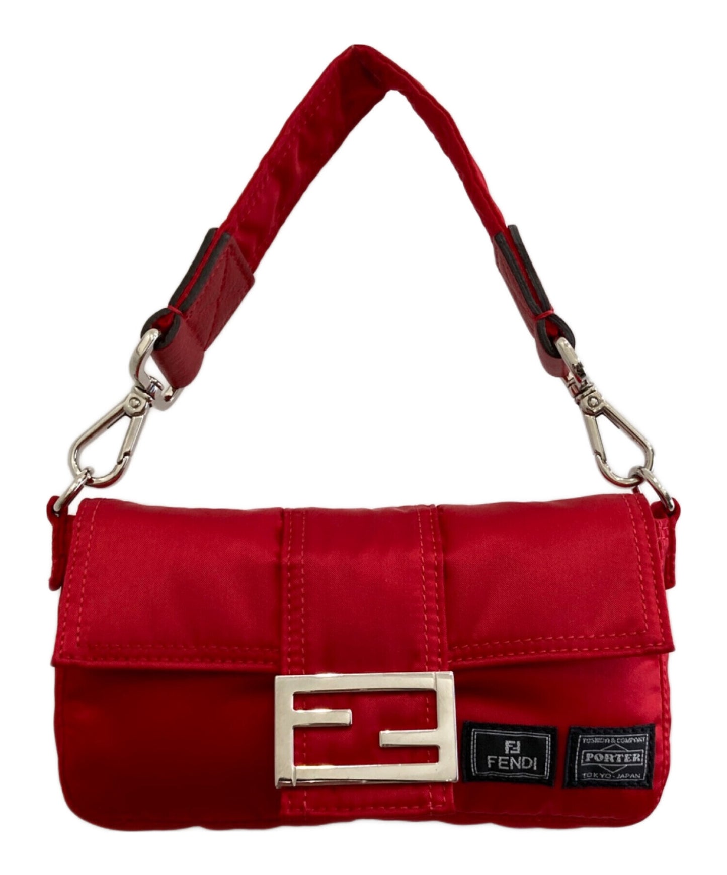 [Pre-owned] FENDI Nylon Baguette Waist Bag 7AS138 ALW6 F1J3U