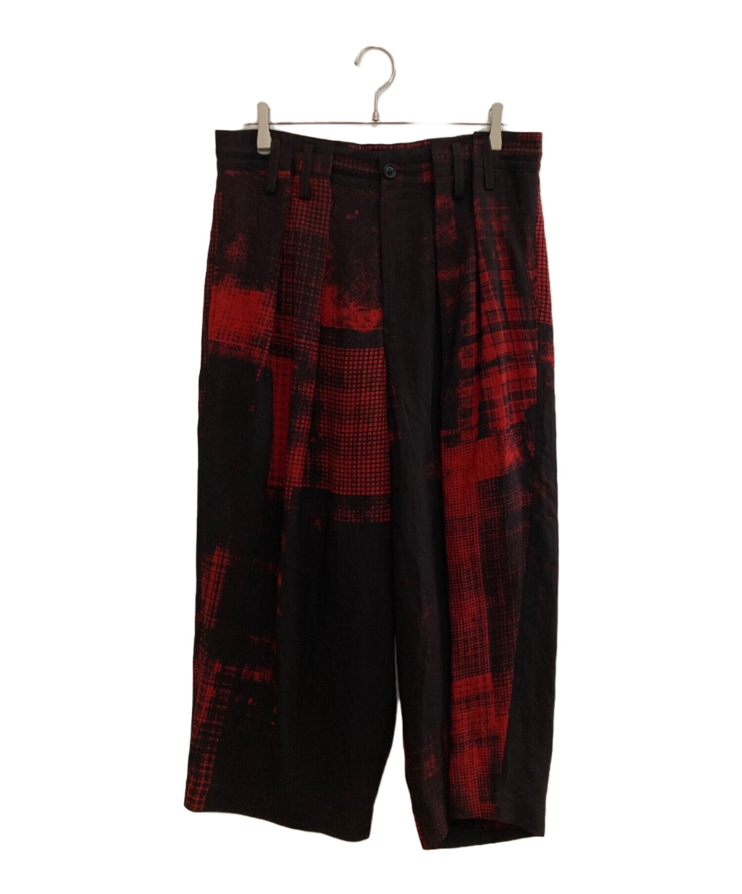 [Pre-owned] Y's COPIED CHECK PRINT PLEATED PANTS YY-P01-329