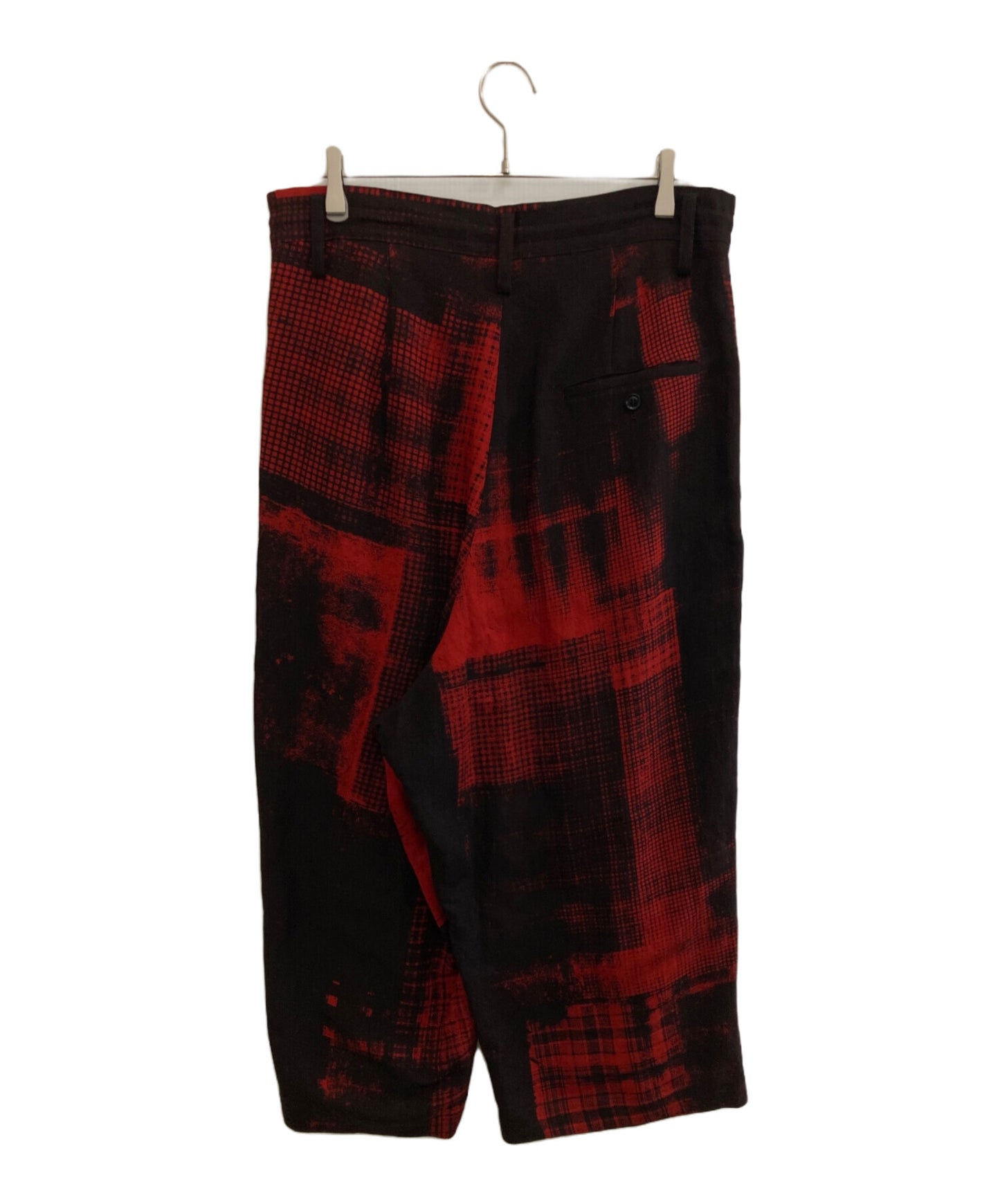 [Pre-owned] Y's COPIED CHECK PRINT PLEATED PANTS YY-P01-329
