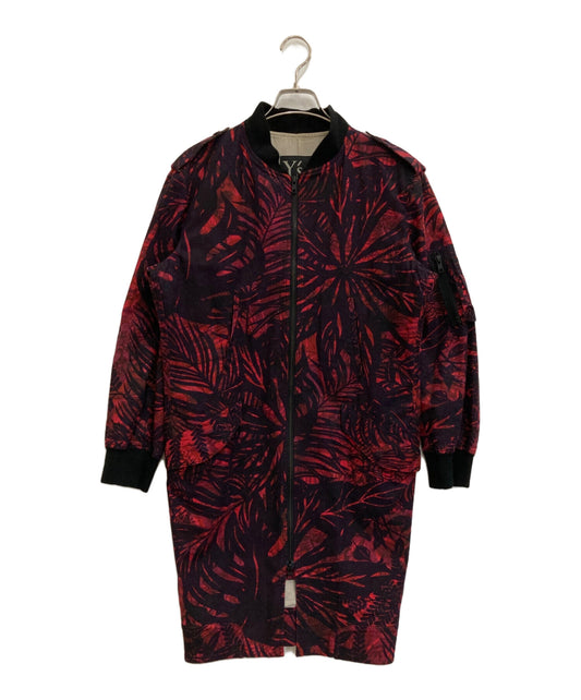 [Pre-owned] Y's Botanical print linen-blend coat YU-Y01-021