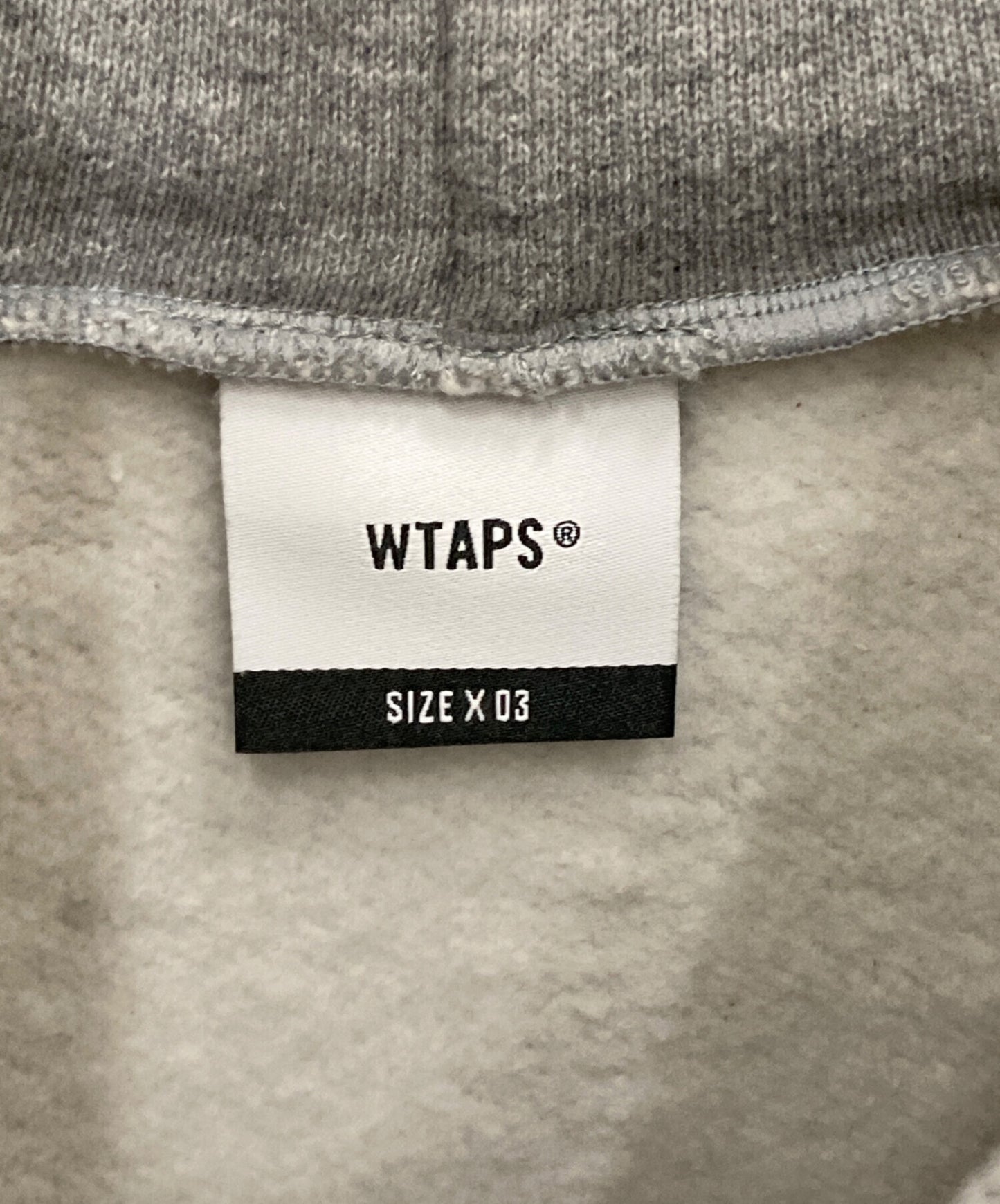 [Pre-owned] WTAPS lined hooded sweatshirt