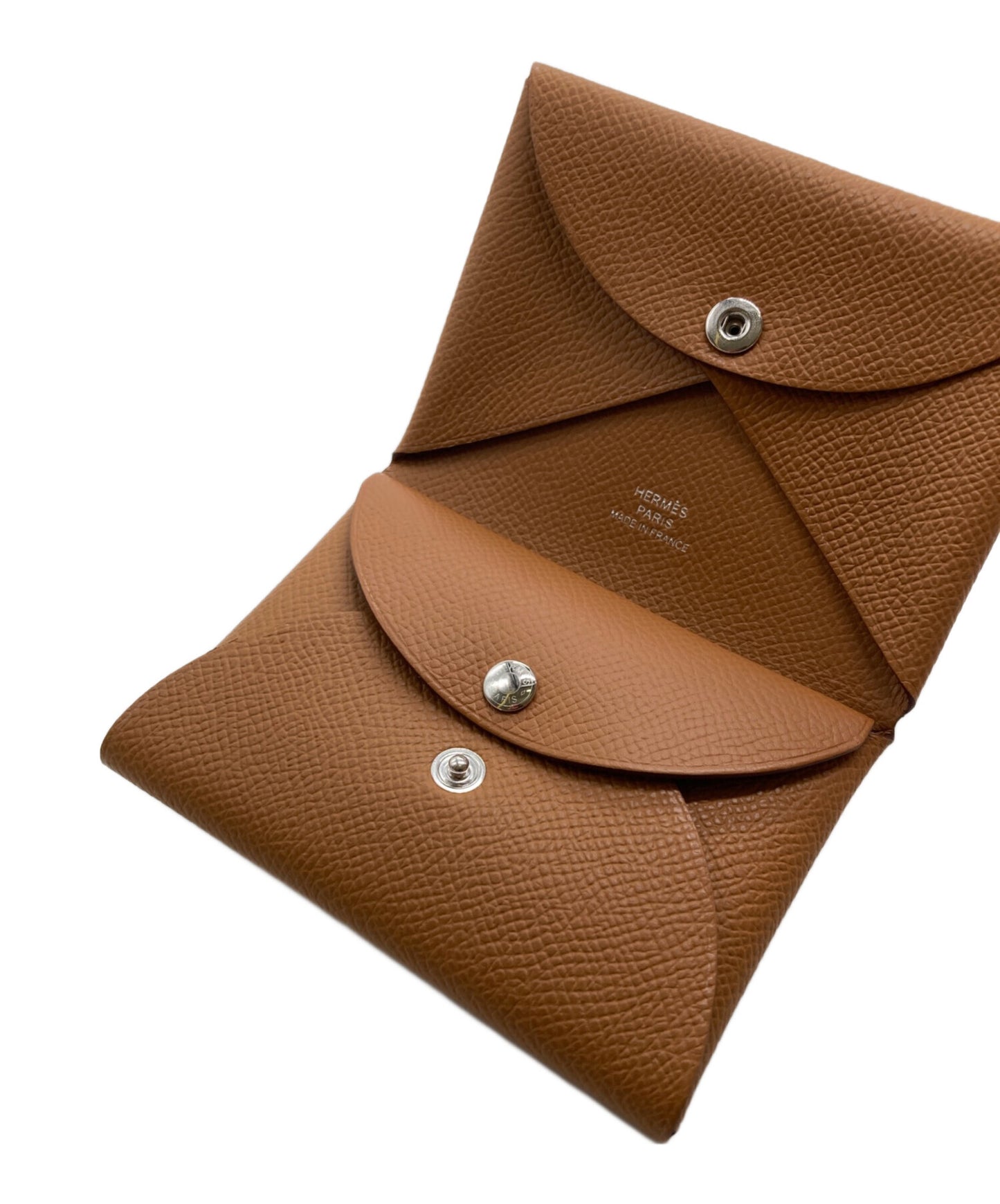 [Pre-owned] HERMES Calvi Duo Coin Case