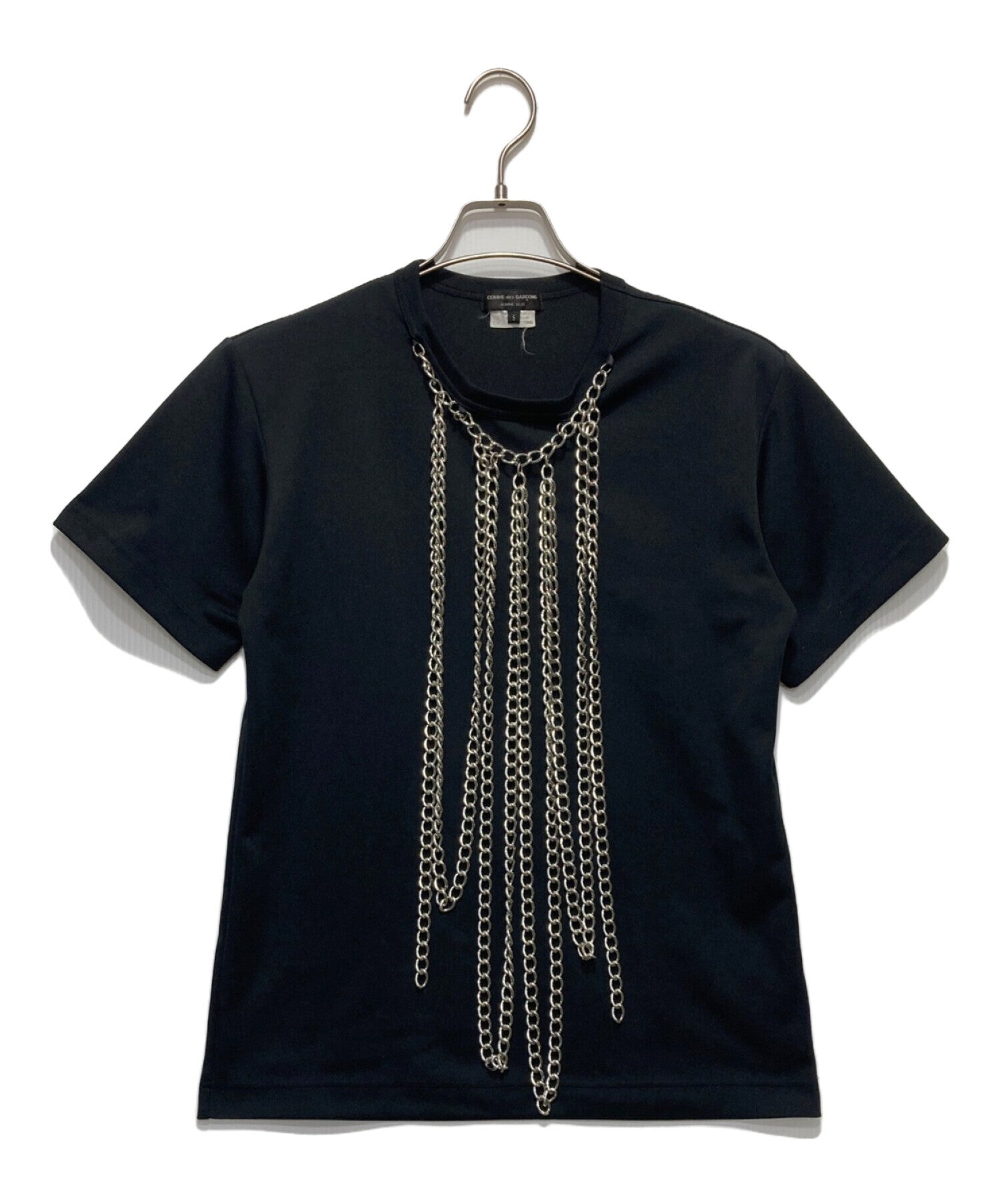 [Pre-owned] COMME des GARCONS HOMME PLUS Polyester T-shirt with chain  decoration PH-T029 AD2021