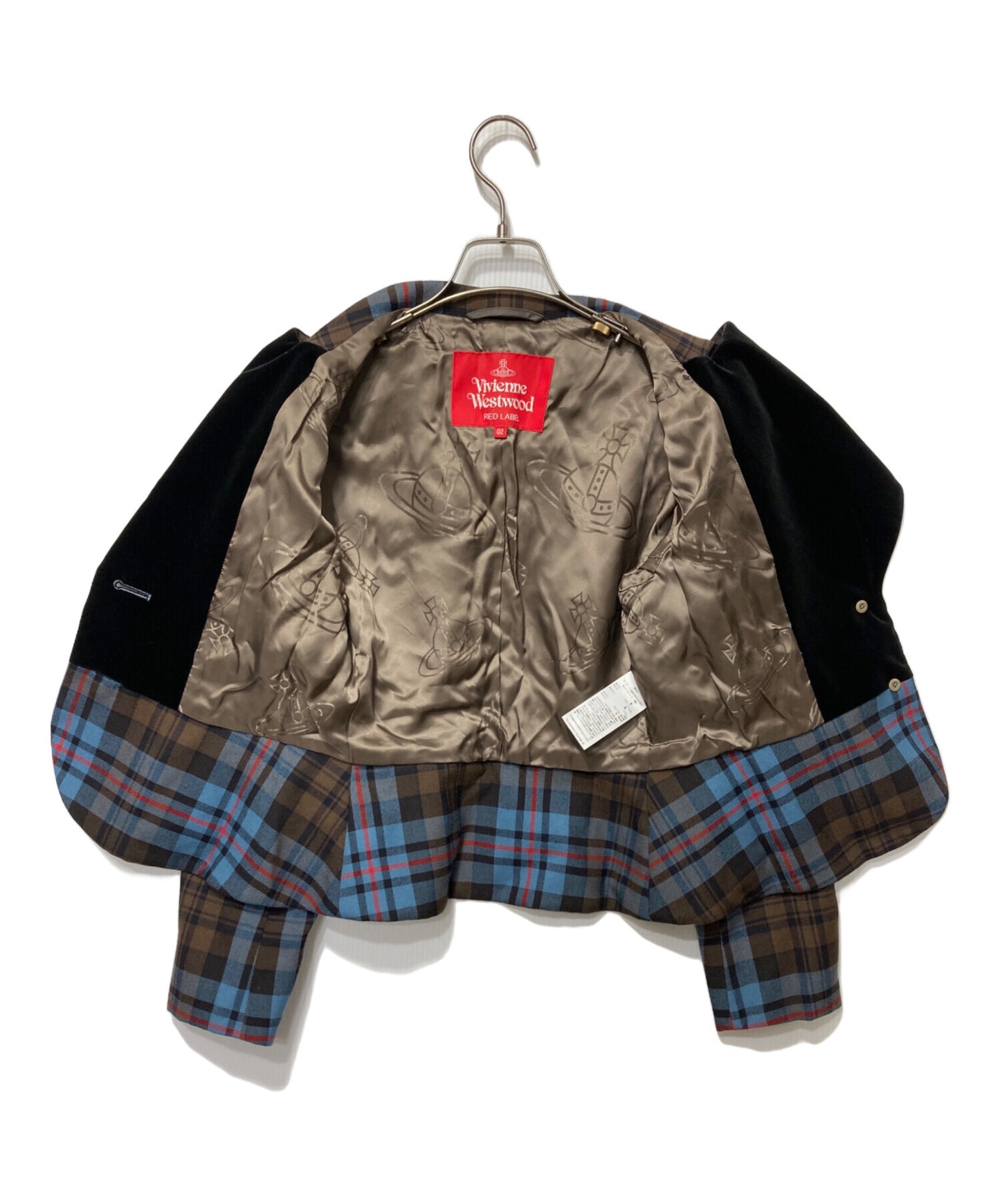 [Pre-owned] Vivienne Westwood RED LABEL Check Love Jacket 16-12-432016