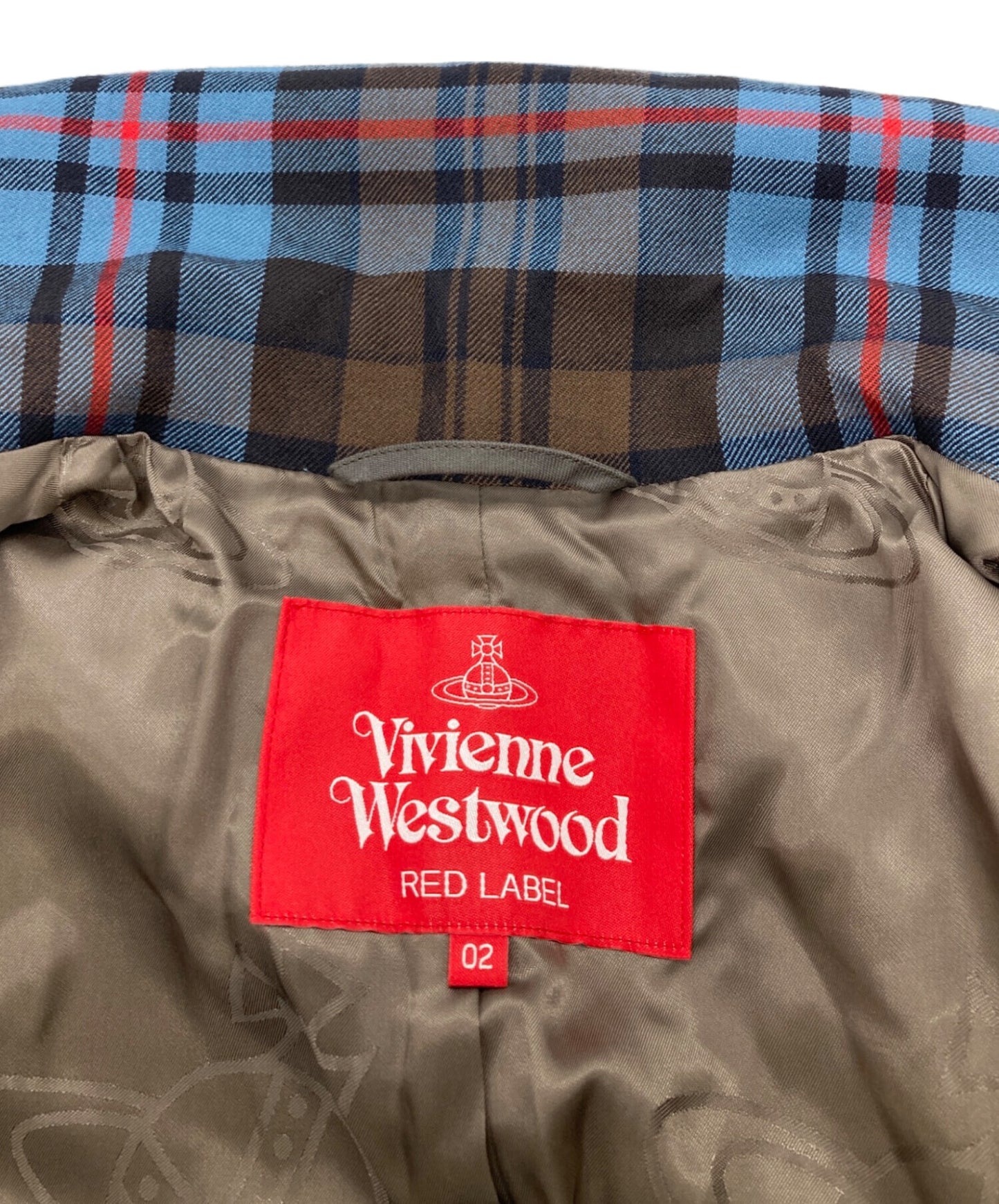 [Pre-owned] Vivienne Westwood RED LABEL Check Love Jacket 16-12-432016