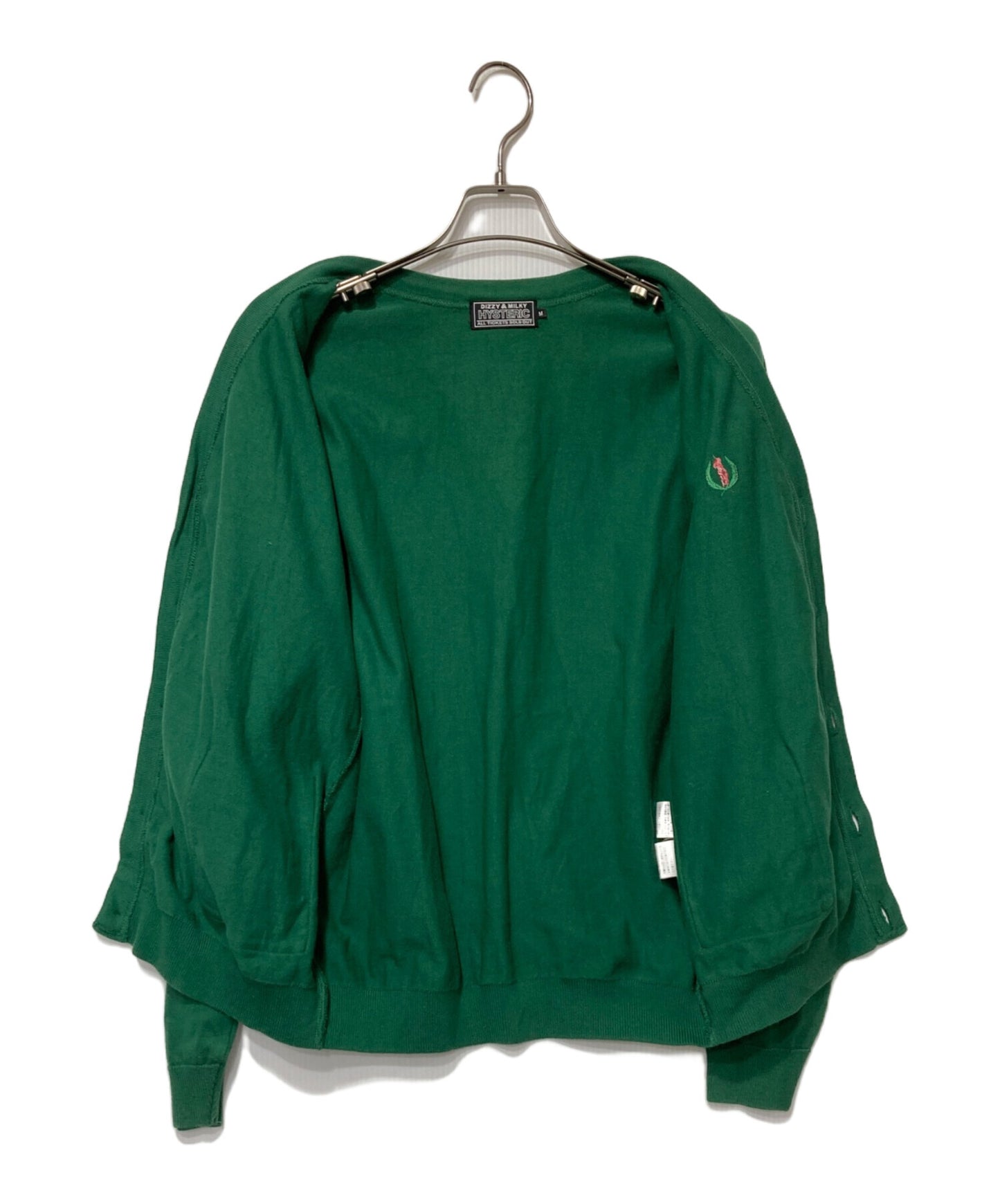 [Pre-owned] Hysteric Glamour HEMP CROWN Embroidered Cardigan 02231CD02