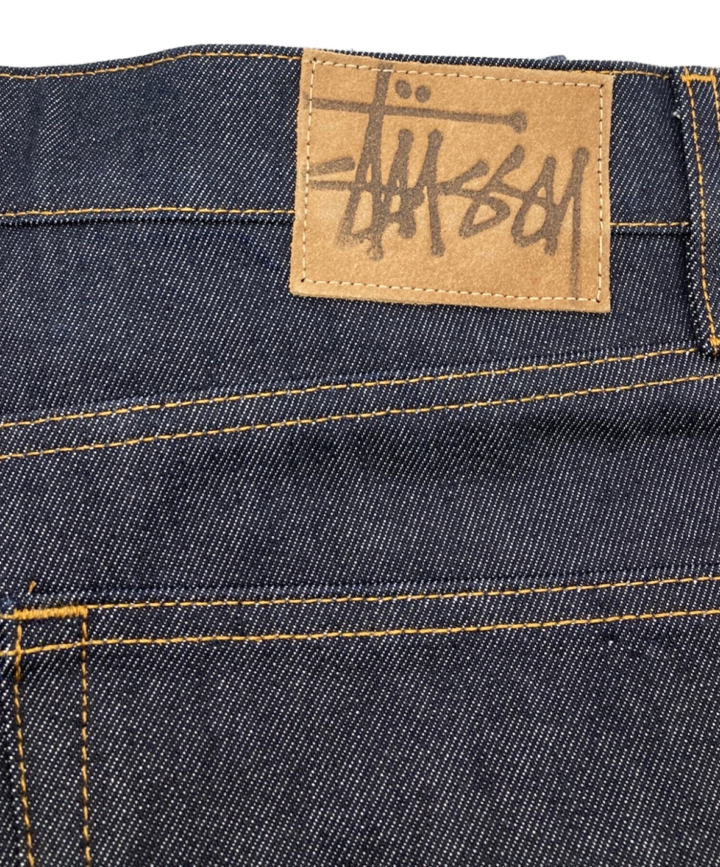 [Pre-owned] stussy BIG'OL half denim pants 112296