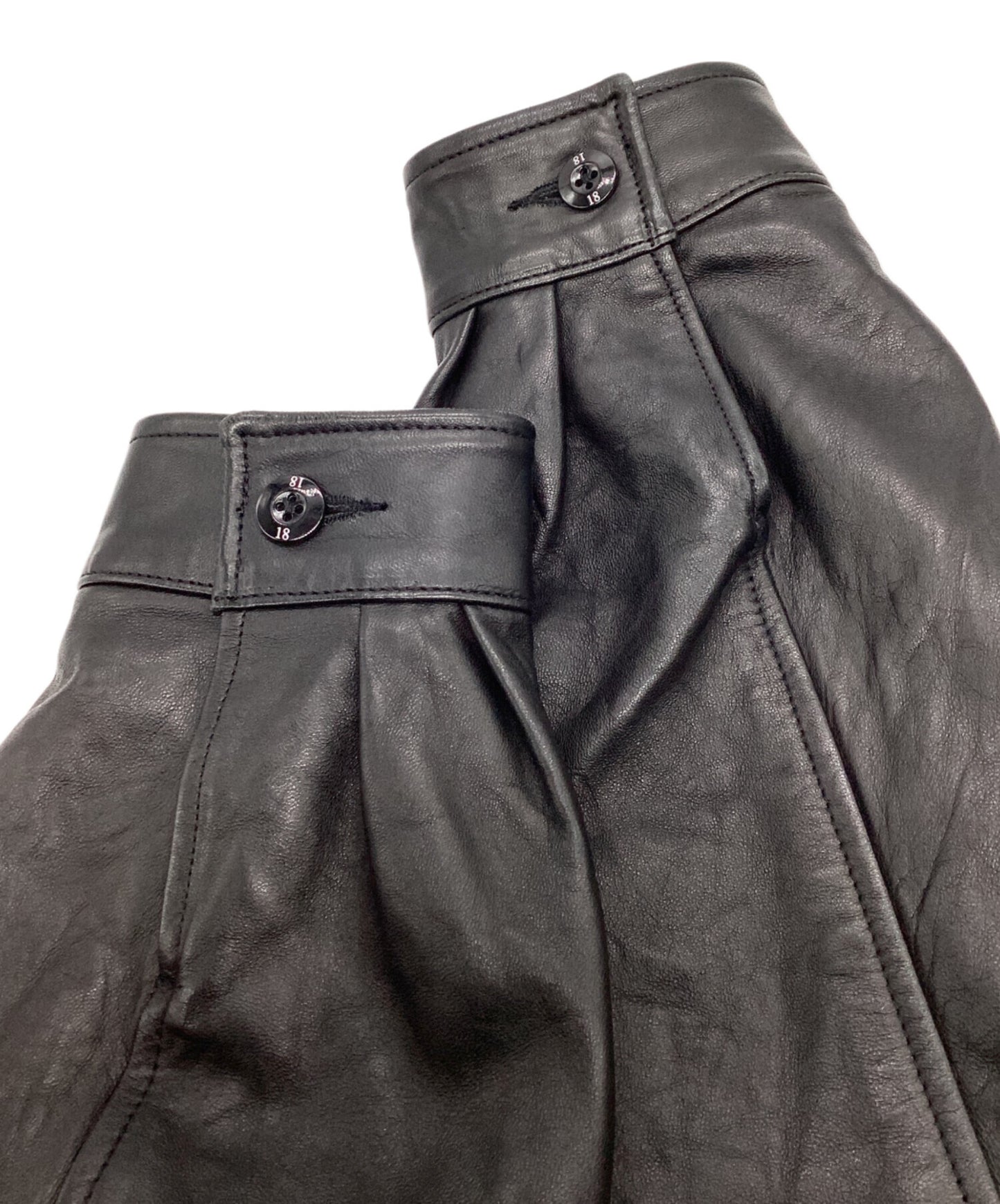 [Pre-owned] NEIGHBORHOOD LEATHER ZIP WORK JACKET 242SZNH-JKM01