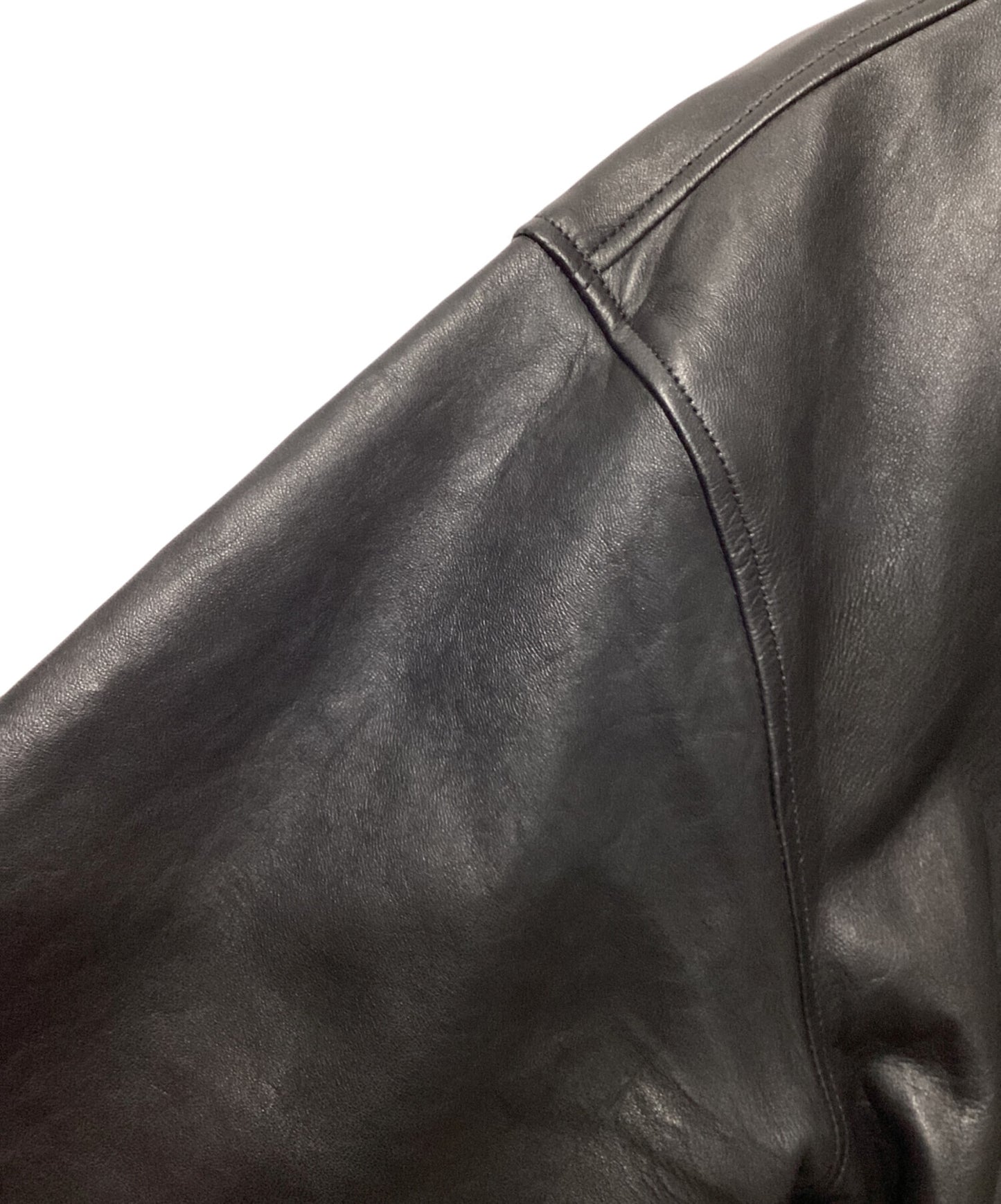[Pre-owned] NEIGHBORHOOD LEATHER ZIP WORK JACKET 242SZNH-JKM01
