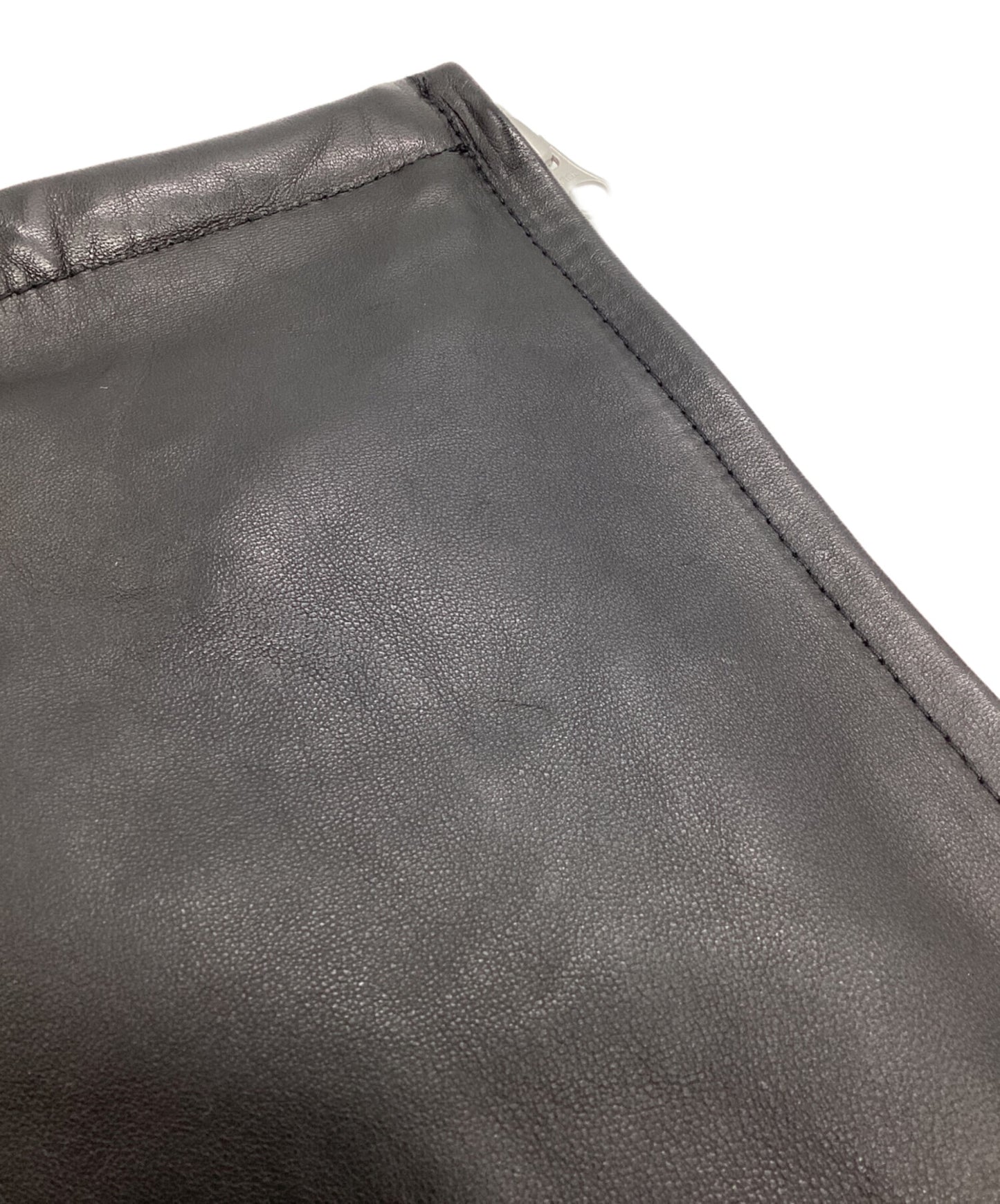 [Pre-owned] NEIGHBORHOOD LEATHER ZIP WORK JACKET 242SZNH-JKM01