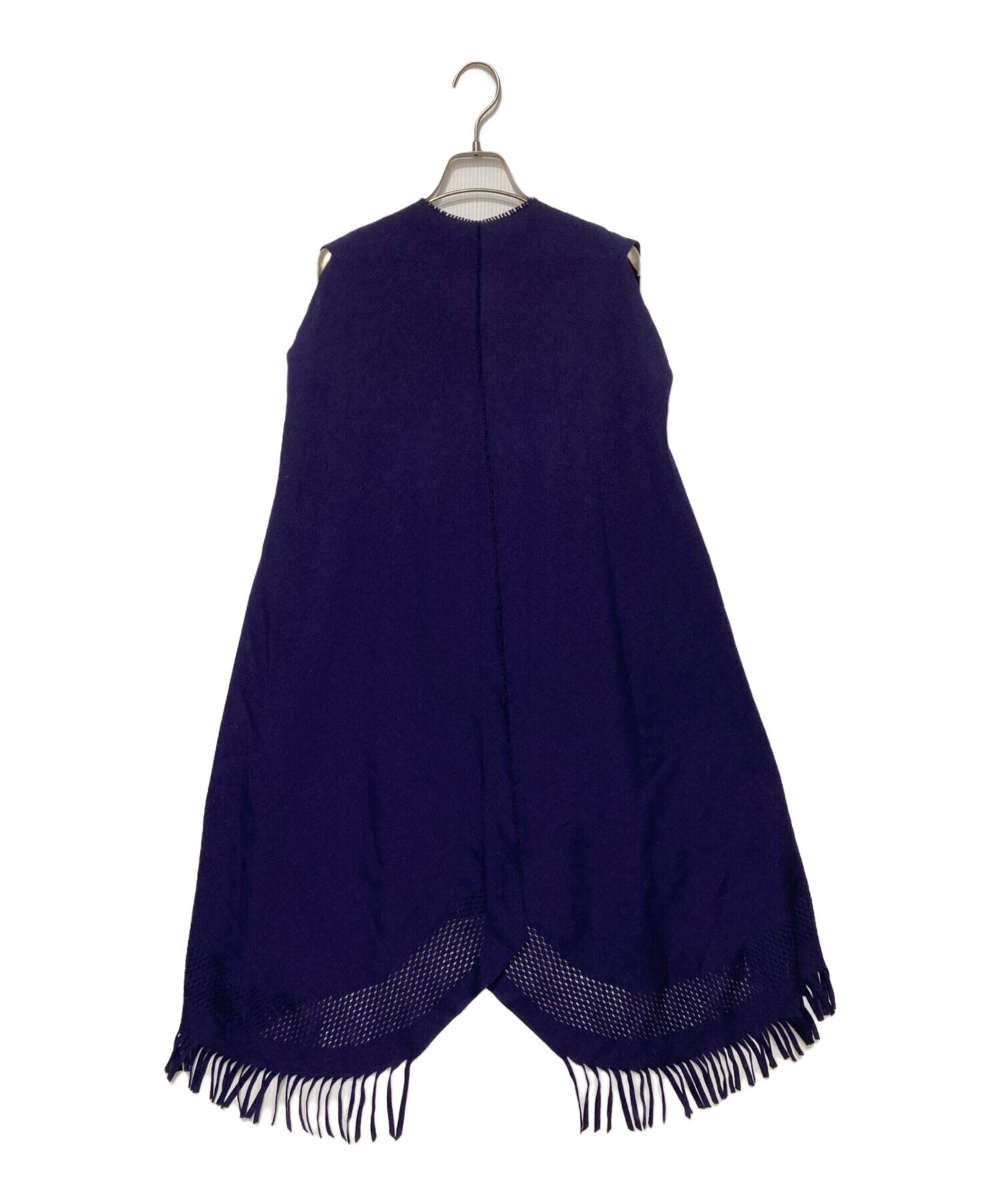 [Pre-owned] ISSEY MIYAKE Fringe Design Sleeveless Knit Dress IM13KH654