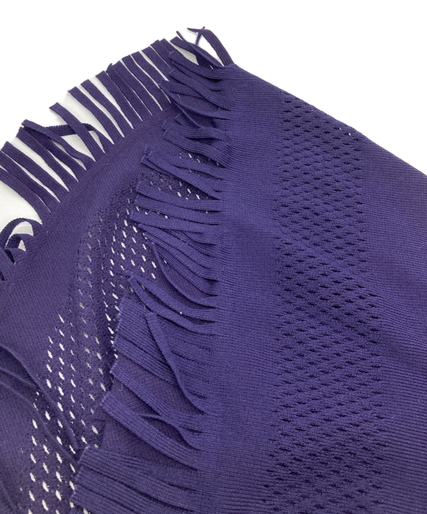 [Pre-owned] ISSEY MIYAKE Fringe Design Sleeveless Knit Dress IM13KH654