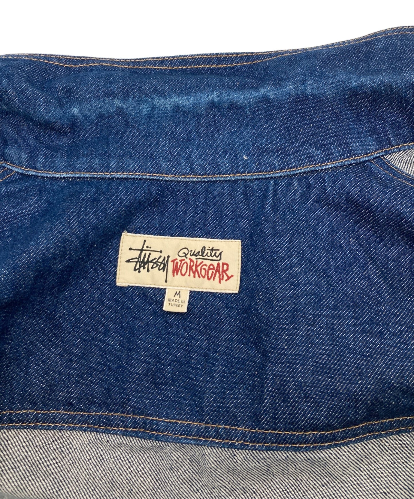 [Pre-owned] stussy DENIM ZIP UP WORK JACKET