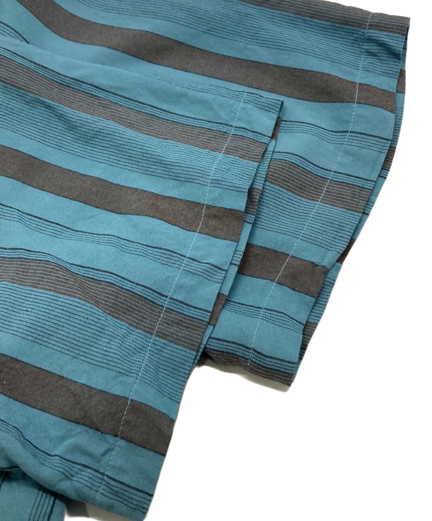 [Pre-owned] WACKO MARIA STRIPED OPEN COLLAR SHIRT