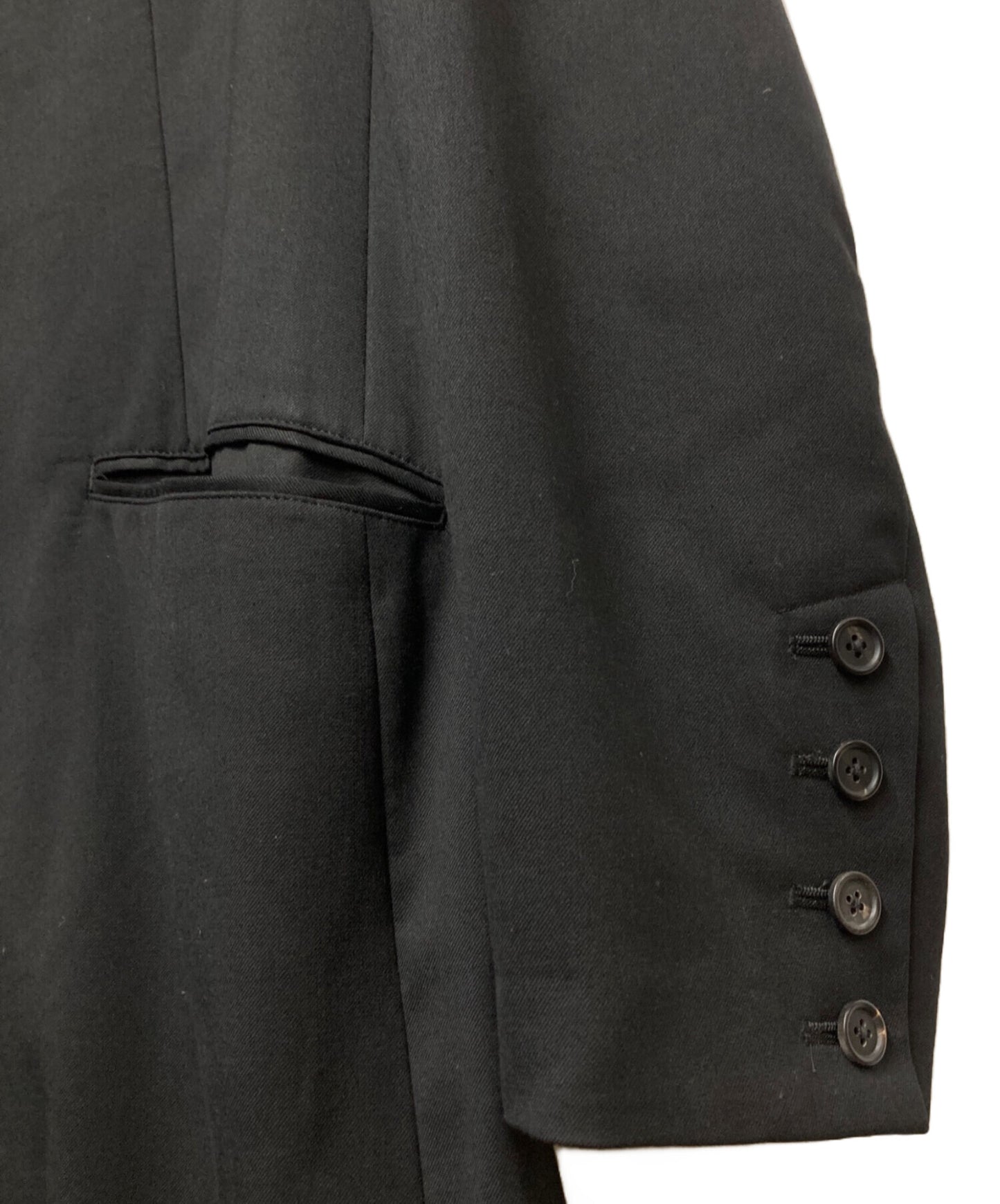 [Pre-owned] s'yte T/W GABARDINE COLLARLESS 5-BUTTON LONG JACKET UU-J08-101
