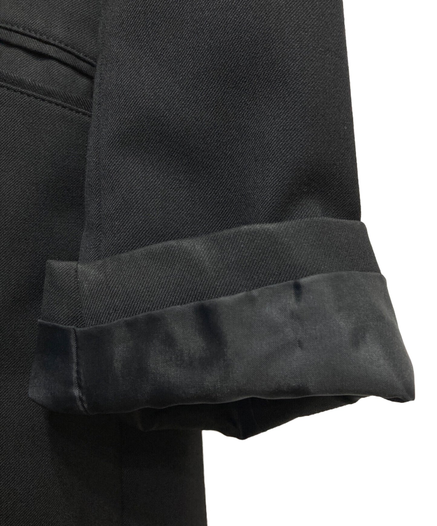 [Pre-owned] s'yte T/W GABARDINE COLLARLESS 5-BUTTON LONG JACKET UU-J08-101