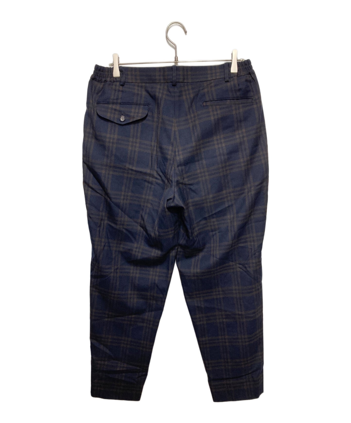 [Pre-owned] COMME des GARCONS HOMME DEUX Dark Plaid Wool/Dark Check Wool Pants DP-P030