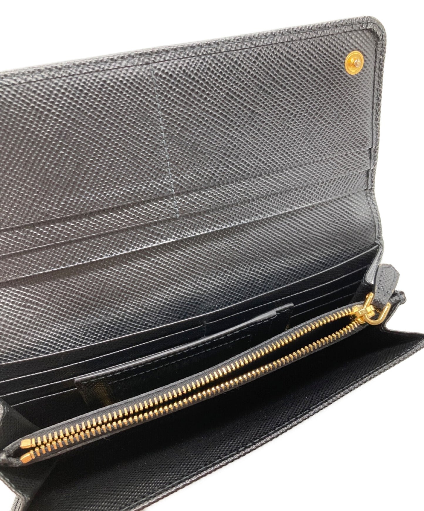 [Pre-owned] PRADA long wallet 1MH132