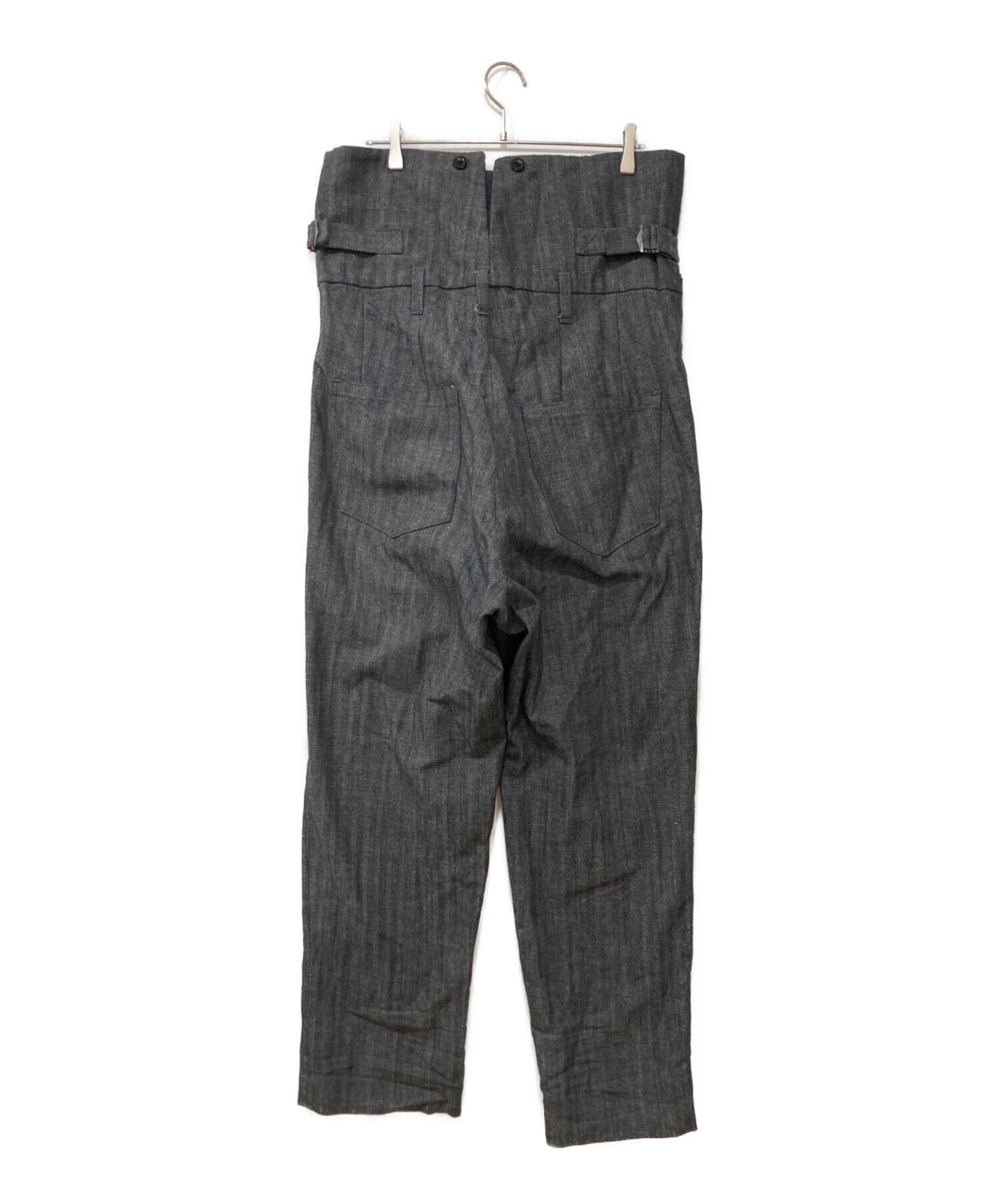 [Pre-owned] Yohji Yamamoto pour homme High Waist Herringbone Wide Pants HP-P23-015