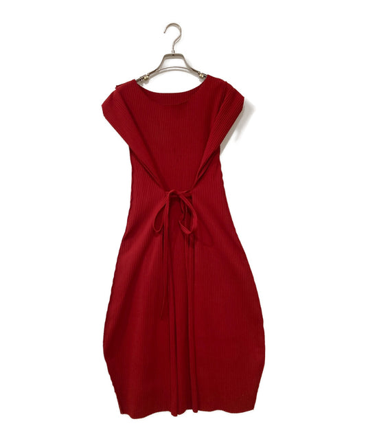 [Pre-owned] me ISSEY MIYAKE Pleated dress Sleeveless dress MI94KH656