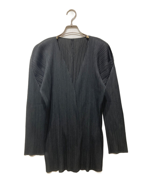 [Pre-owned] ISSEY MIYAKE pleated cardigan PP05-J0607