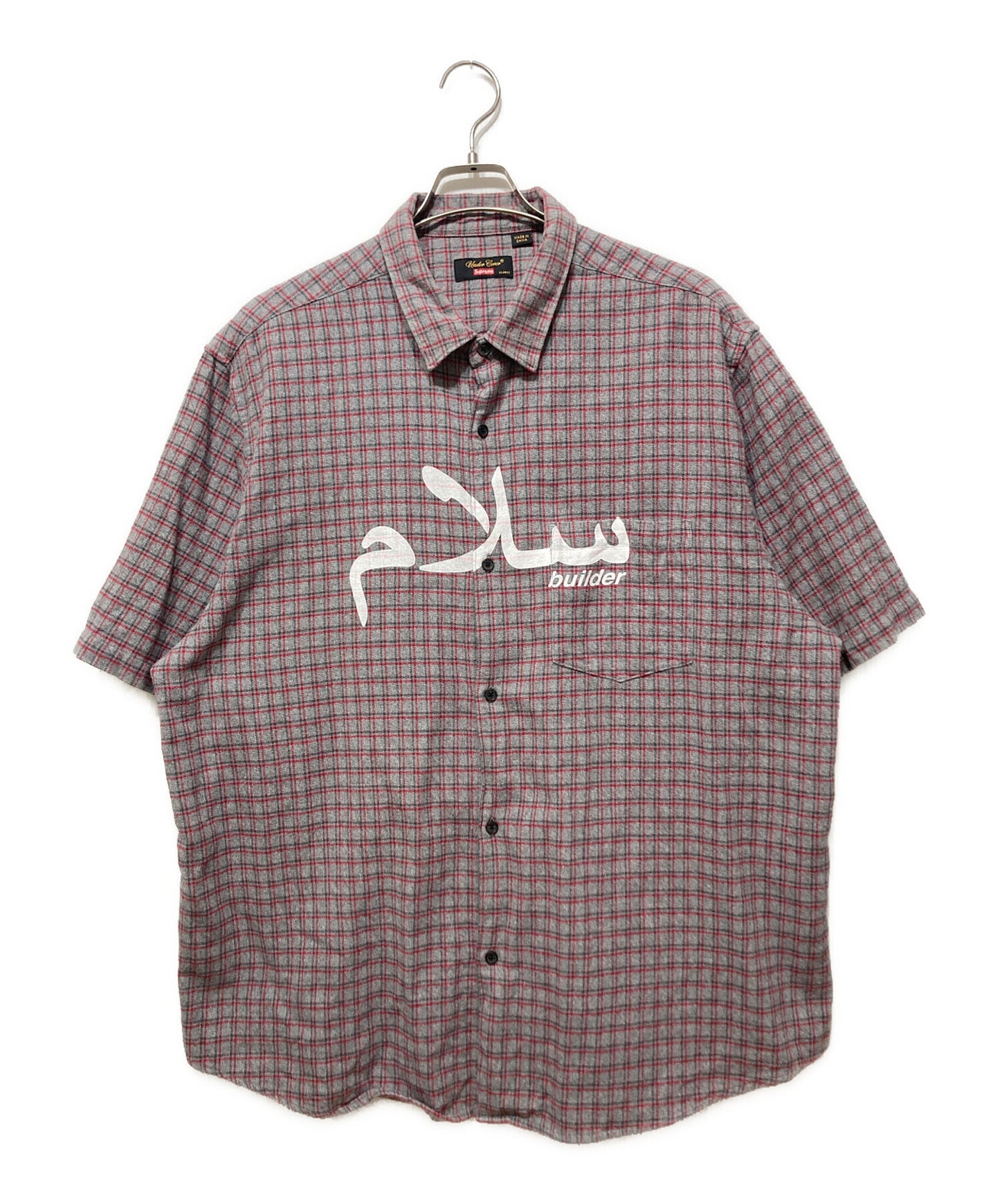 [Pre-owned] SUPREME S/S FlannelShirt