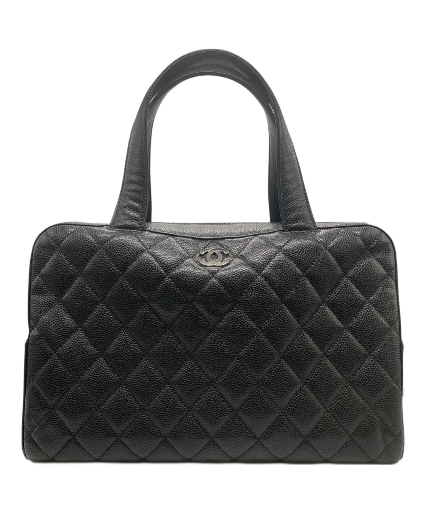 [Pre-owned] CHANEL Caviar Skin Mini Boston Bag