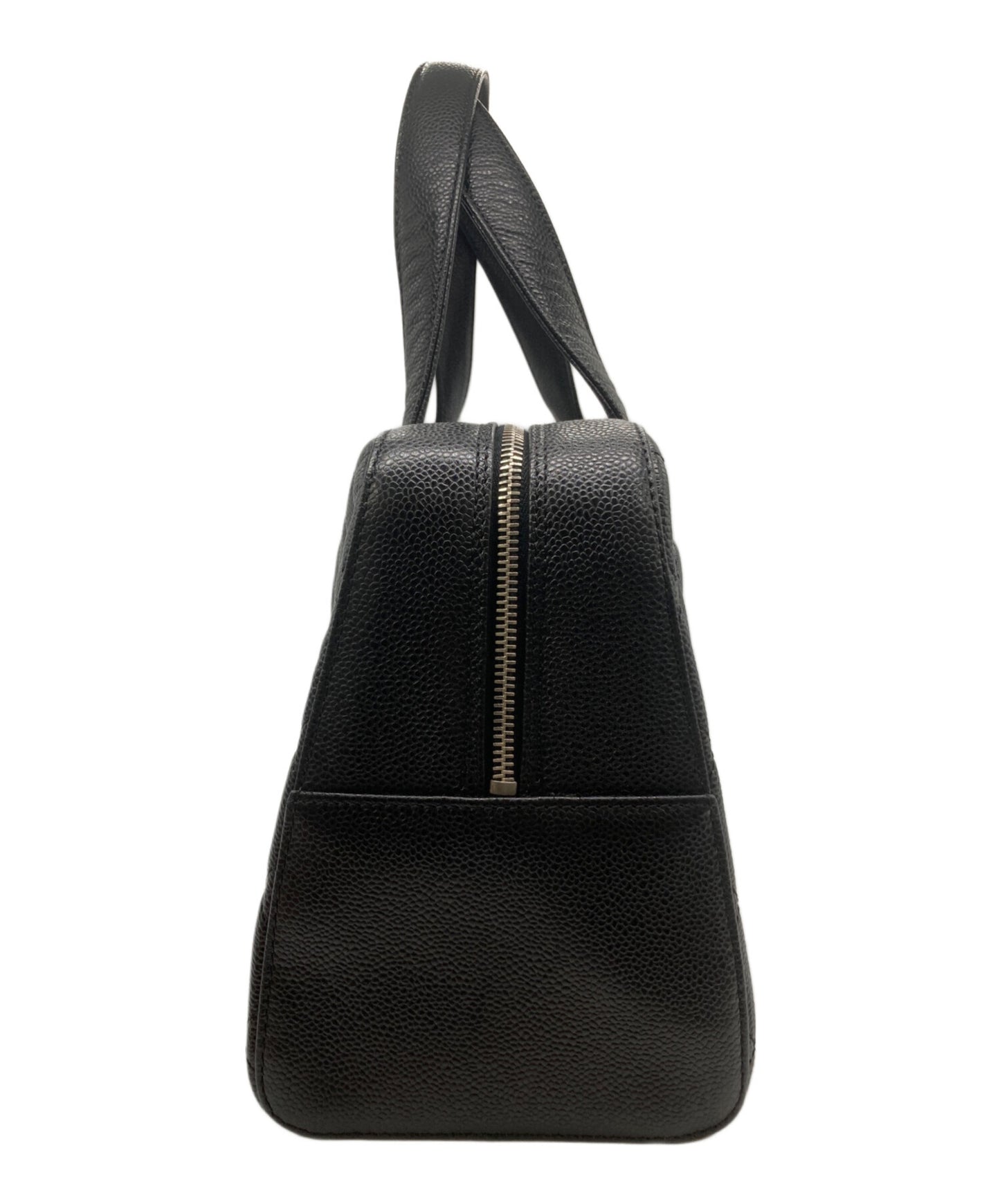 [Pre-owned] CHANEL Caviar Skin Mini Boston Bag