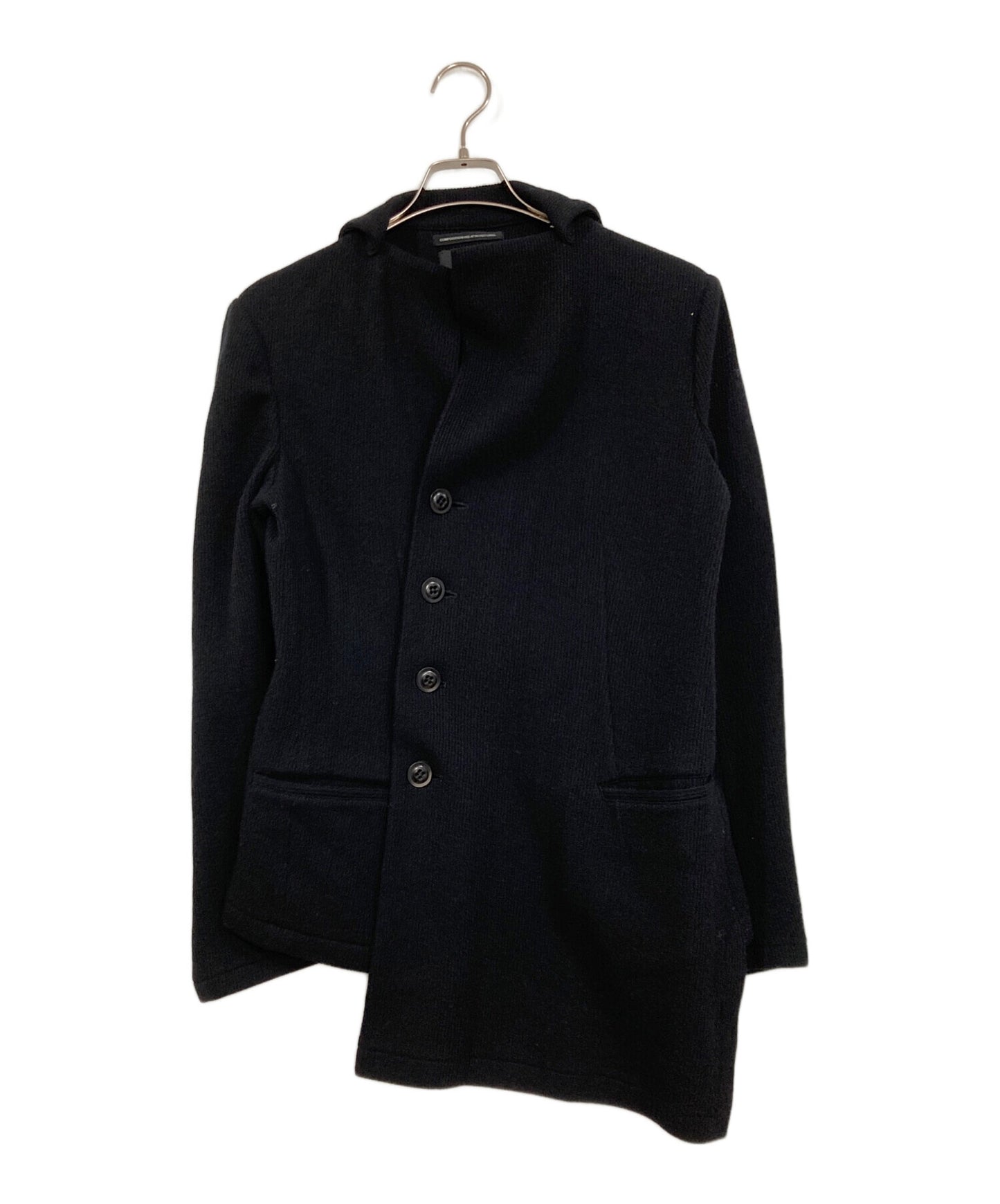 [Pre-owned] Y's Asymmetrical Knit Jacket YC-J04-109