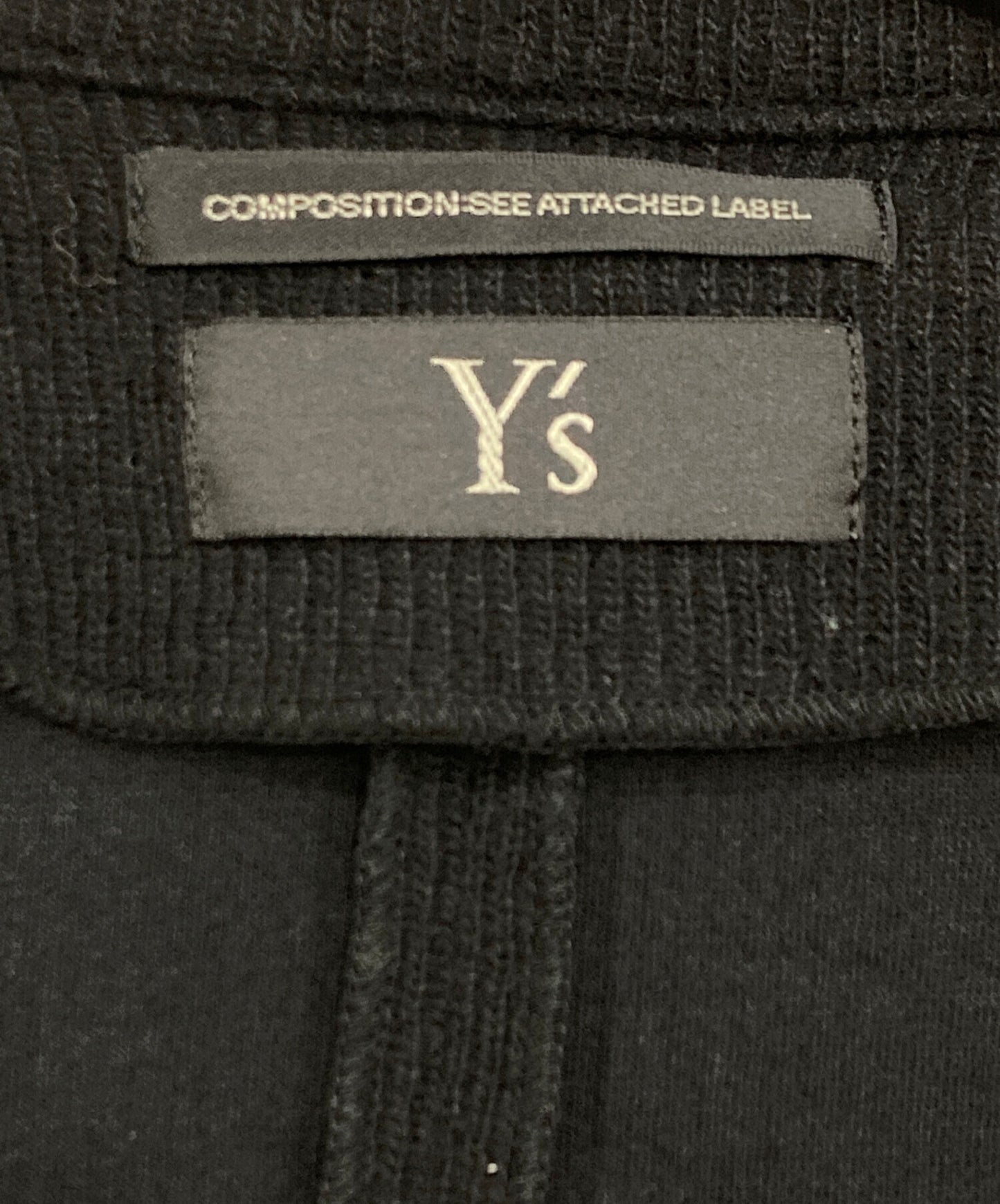 [Pre-owned] Y's Asymmetrical Knit Jacket YC-J04-109