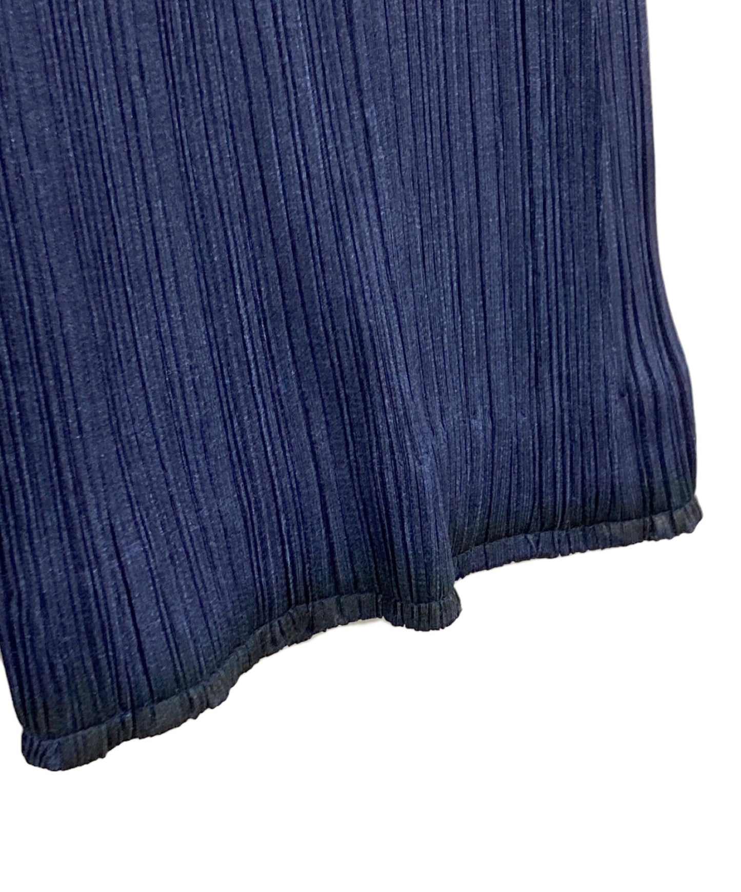 [Pre-owned] PLEATS PLEASE Denim Transfer Pleated Pants PP33-JF723