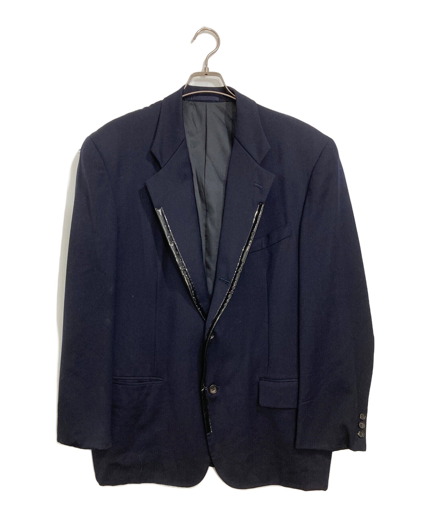 [Pre-owned] COMME des GARCONS HOMME PLUS 91AW PVC piping 3B tailored jacket PJ-05014M AD1991
