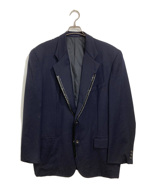 [Pre-owned] COMME des GARCONS HOMME PLUS 91AW PVC piping 3B tailored jacket PJ-05014M AD1991