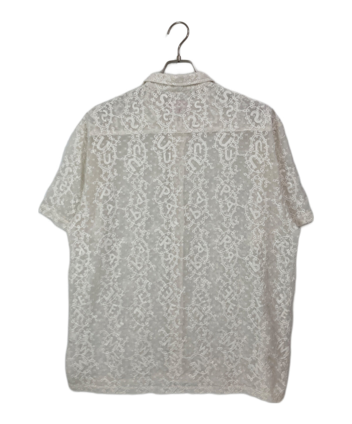 [Pre-owned] SUPREME Chainstitch Chiffon S/S Shirt / Chainstitch Chiffon Short-Sleeve Shirt / Shirt / Long-Sleeve Shirt / Lace Shirt