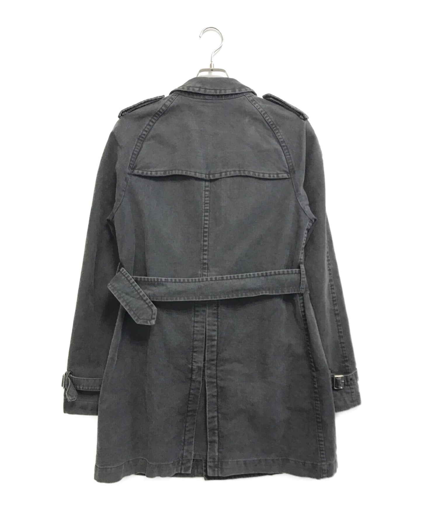 [Pre-owned] COMME des GARCONS HOMME PLUS Acid-finished raglan trench coat PH-C010