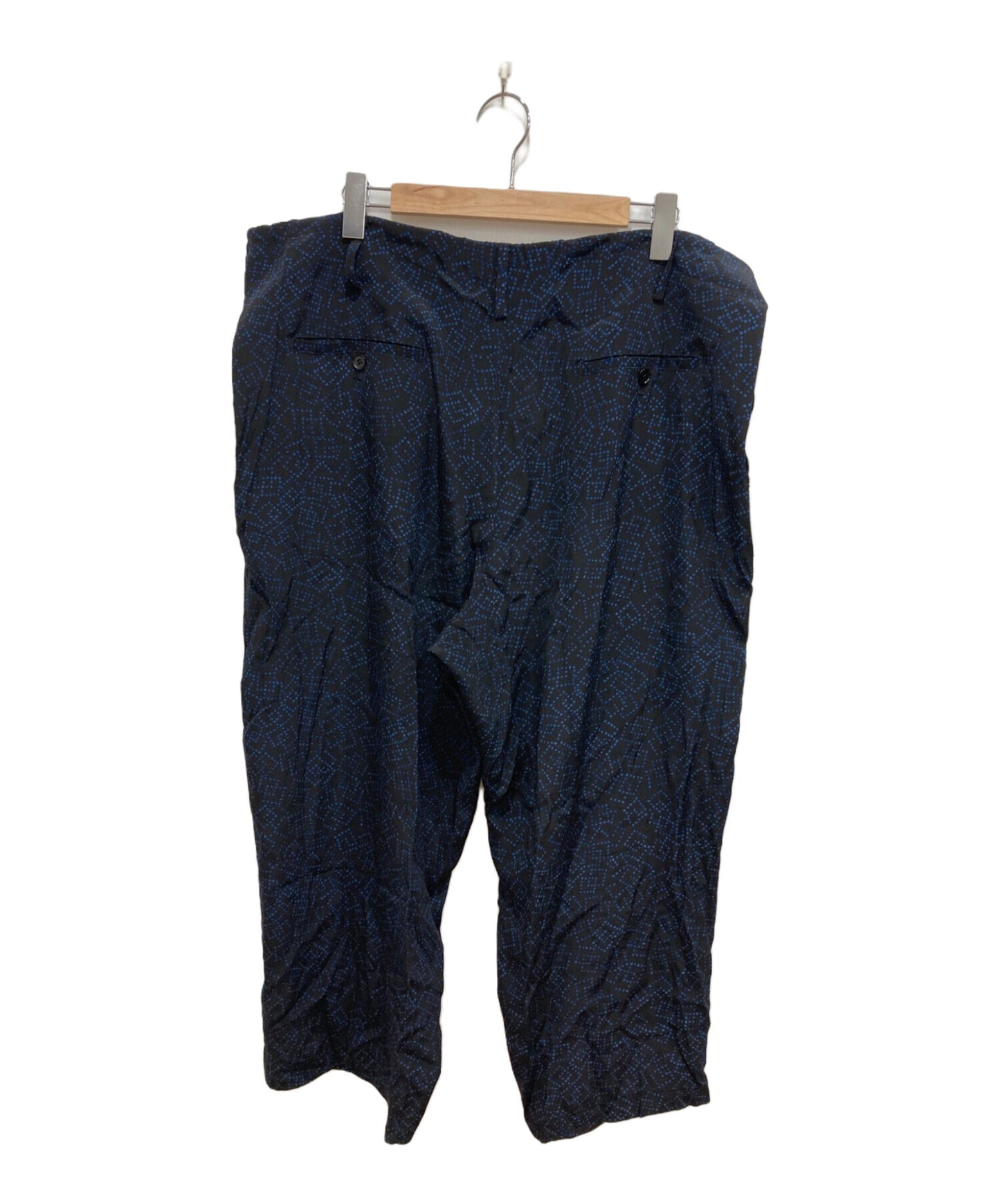 [Pre-owned] Yohji Yamamoto pour homme Silk sarouel pants with all-over pattern HB-P72-414