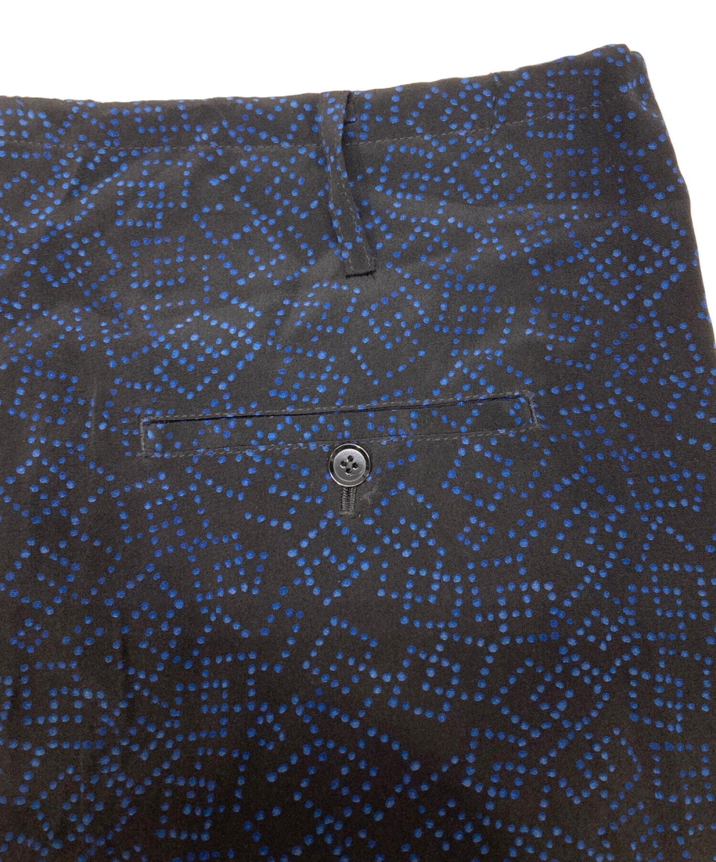 [Pre-owned] Yohji Yamamoto pour homme Silk sarouel pants with all-over pattern HB-P72-414