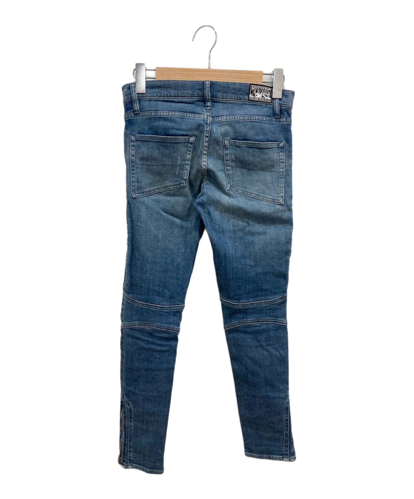 [Pre-owned] Hysteric Glamour USED ISKO Denim Ninth-Section Biker PT 0153AP09