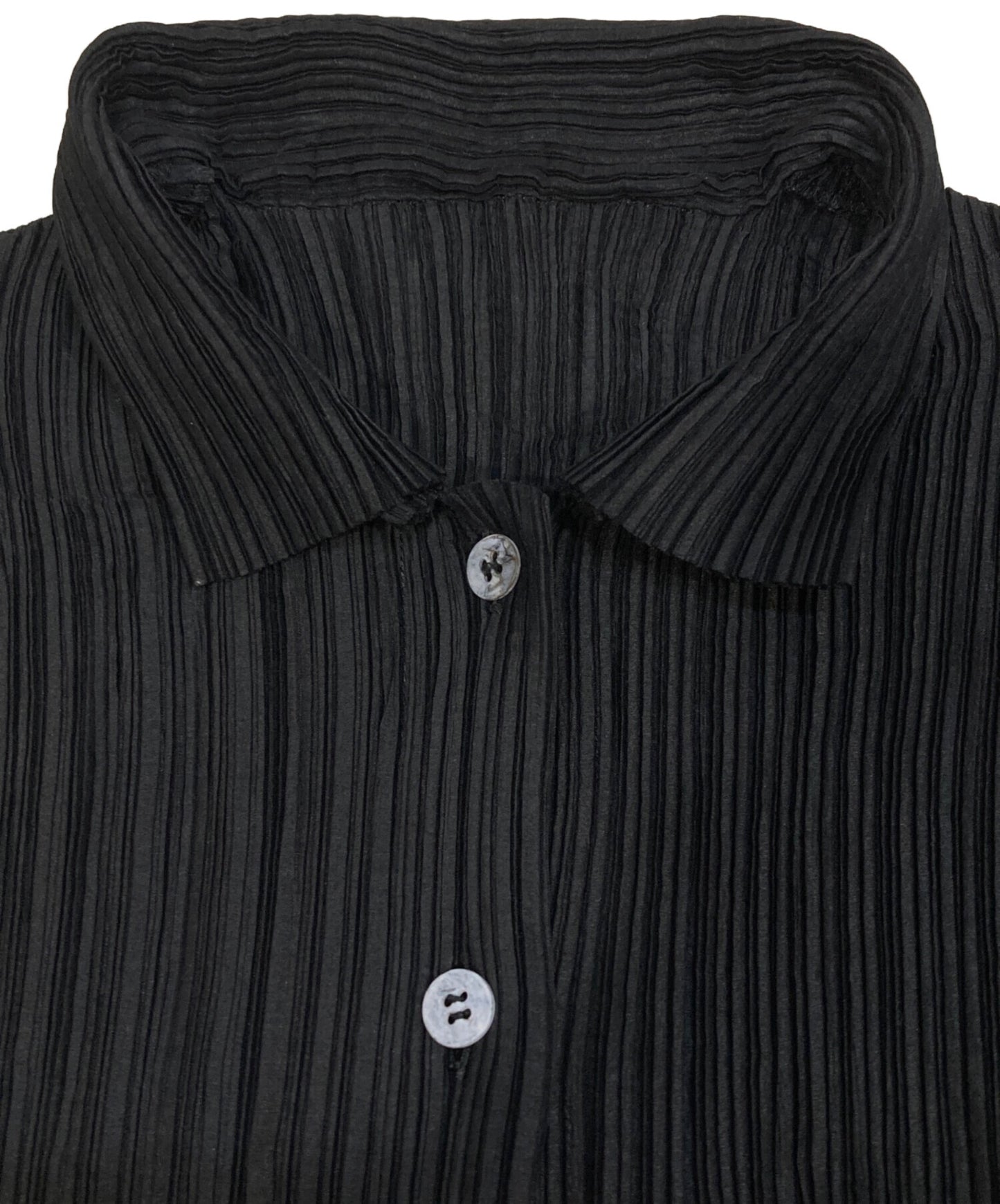 [Pre-owned] ISSEY MIYAKE tight pleated shirt IM82-FJ933