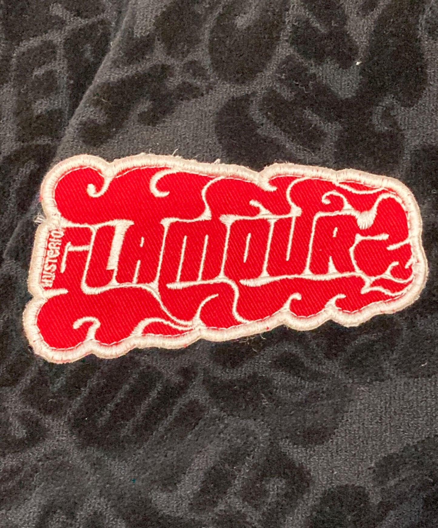 [Pre-owned] Hysteric Glamour FLAME LOGO Pattern Jacquard Jumper 02243CJ01