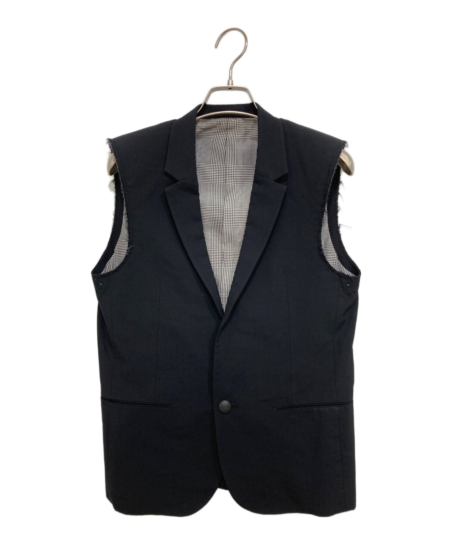 [Pre-owned] NUMBER (N)INE Cutoff Wool Gilet