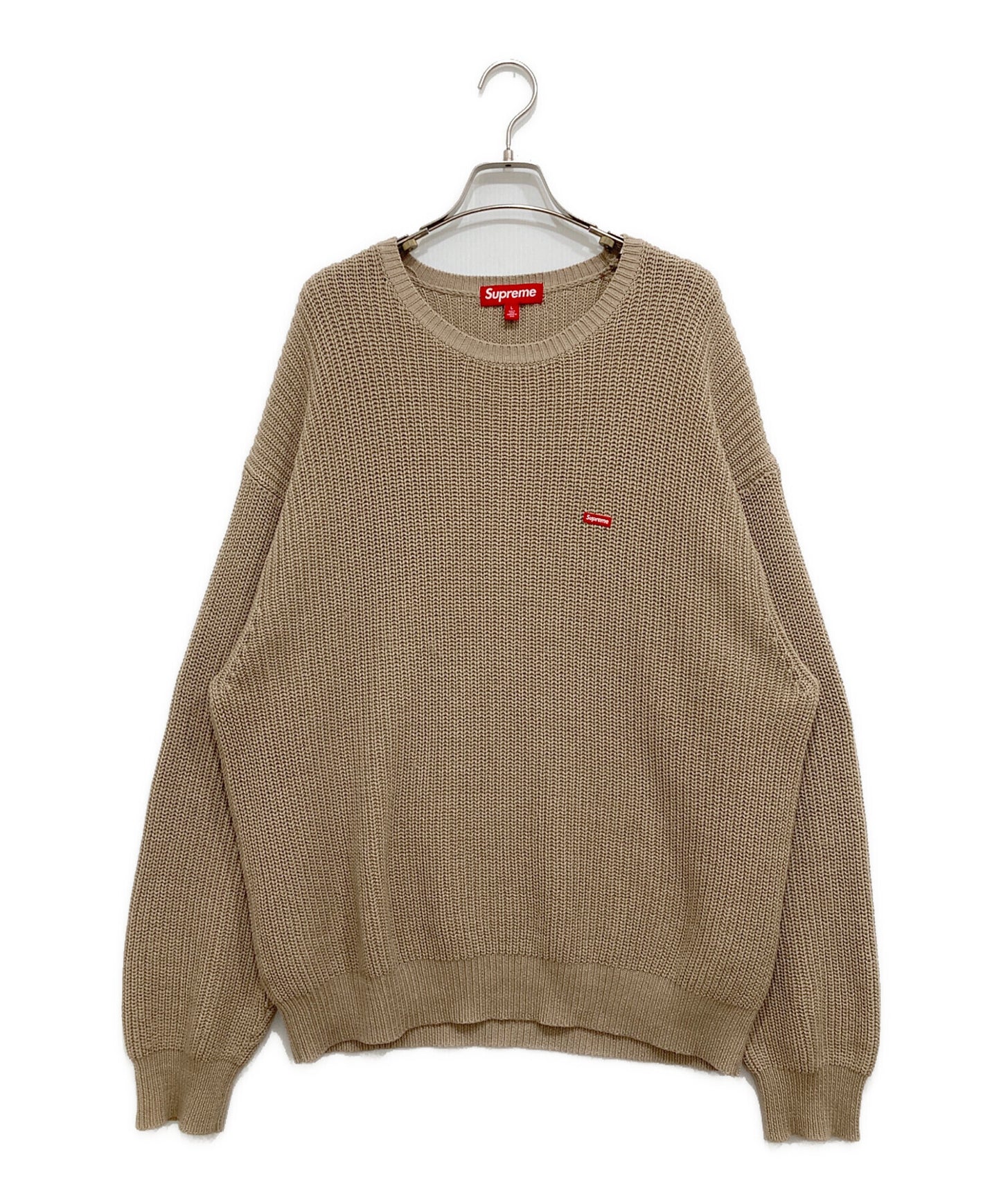[Pre-owned] SUPREME Small Box Logo Ribbed Sweater