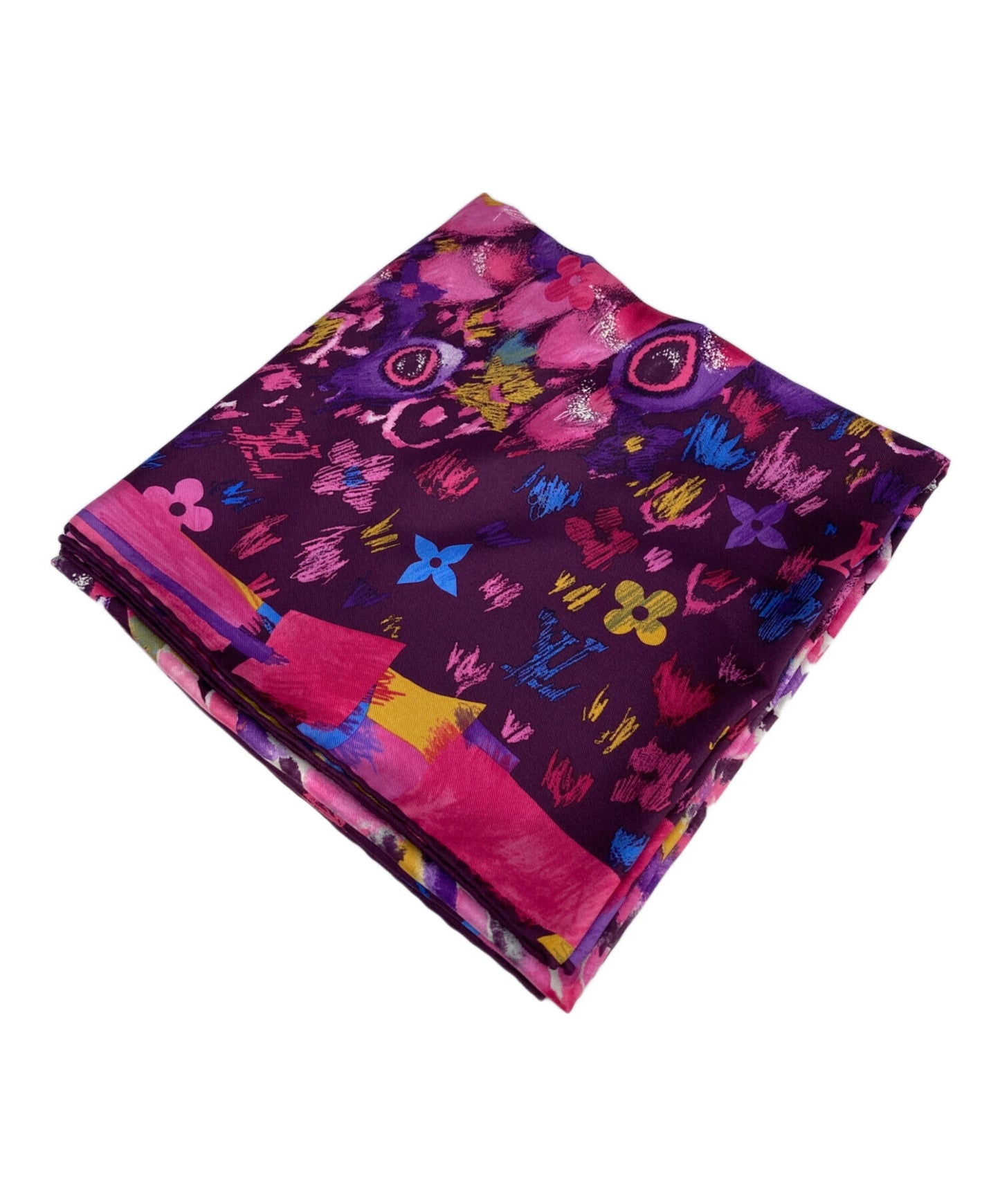 [Pre-owned] LOUIS VUITTON large oval scarf 400505