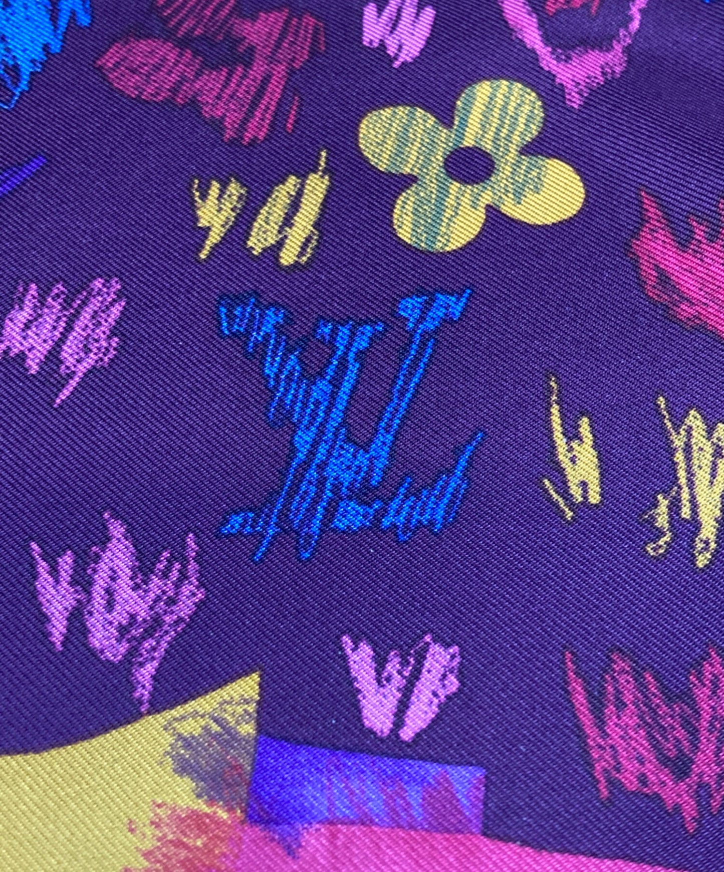 [Pre-owned] LOUIS VUITTON large oval scarf 400505